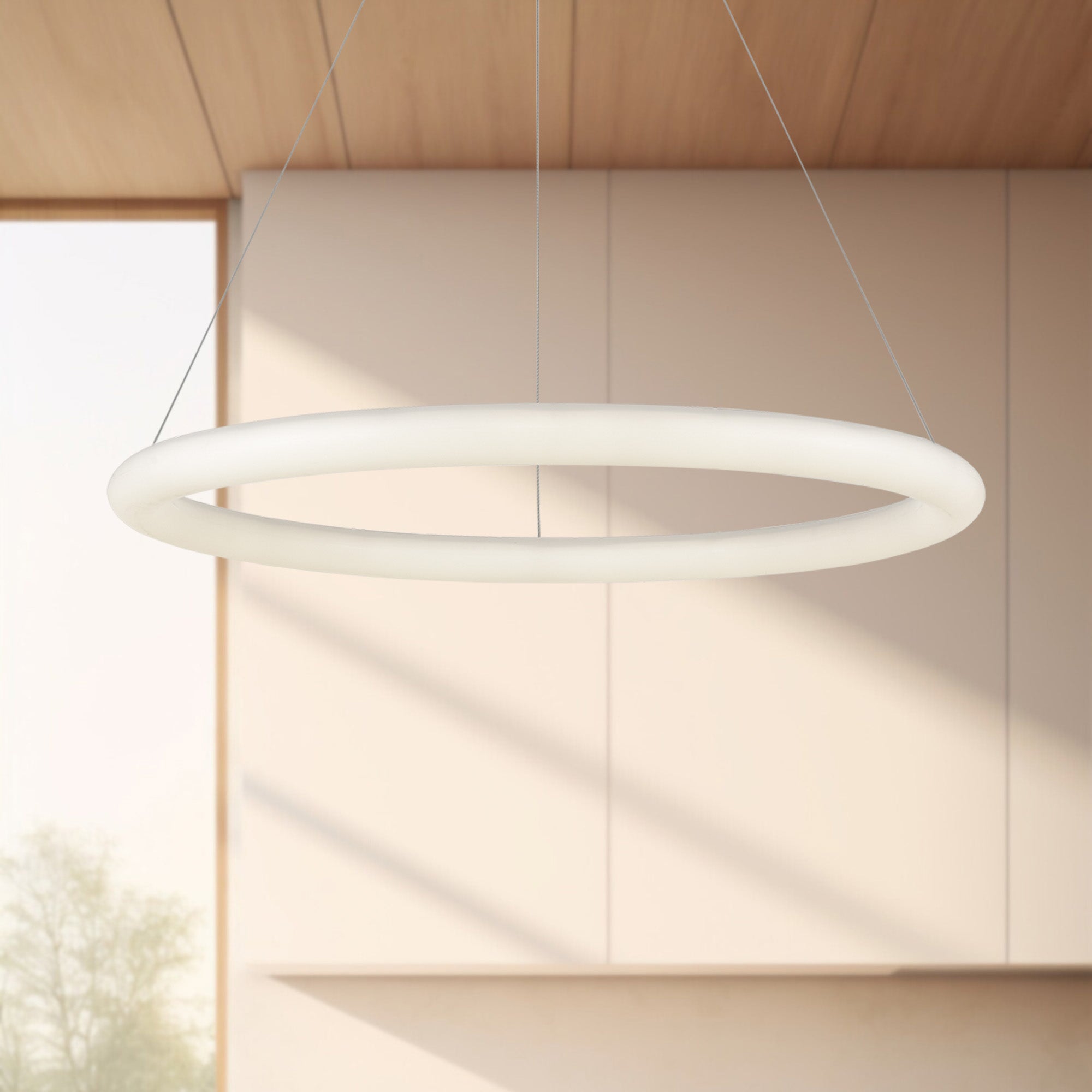 Cumulus Minor 40-in Steel Pendant