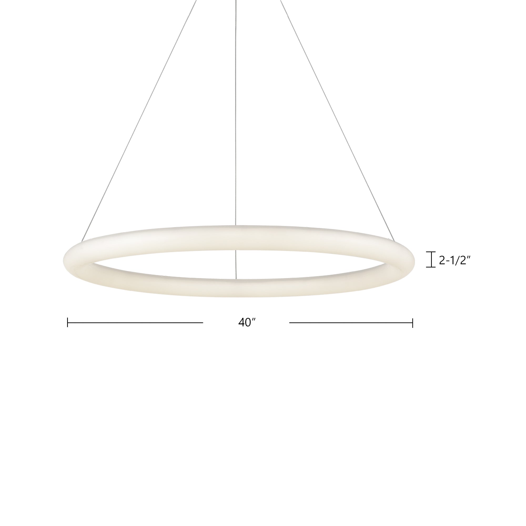 Cumulus Minor 40-in Steel Pendant