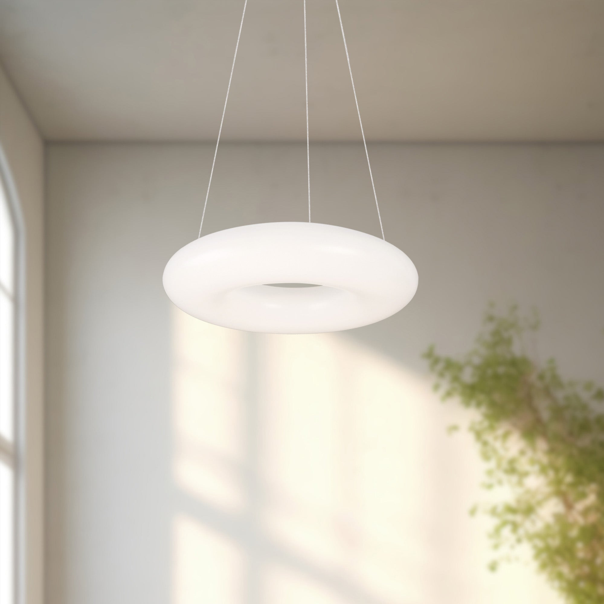 Cumulus 12-in Slim Disc LED Pendant
