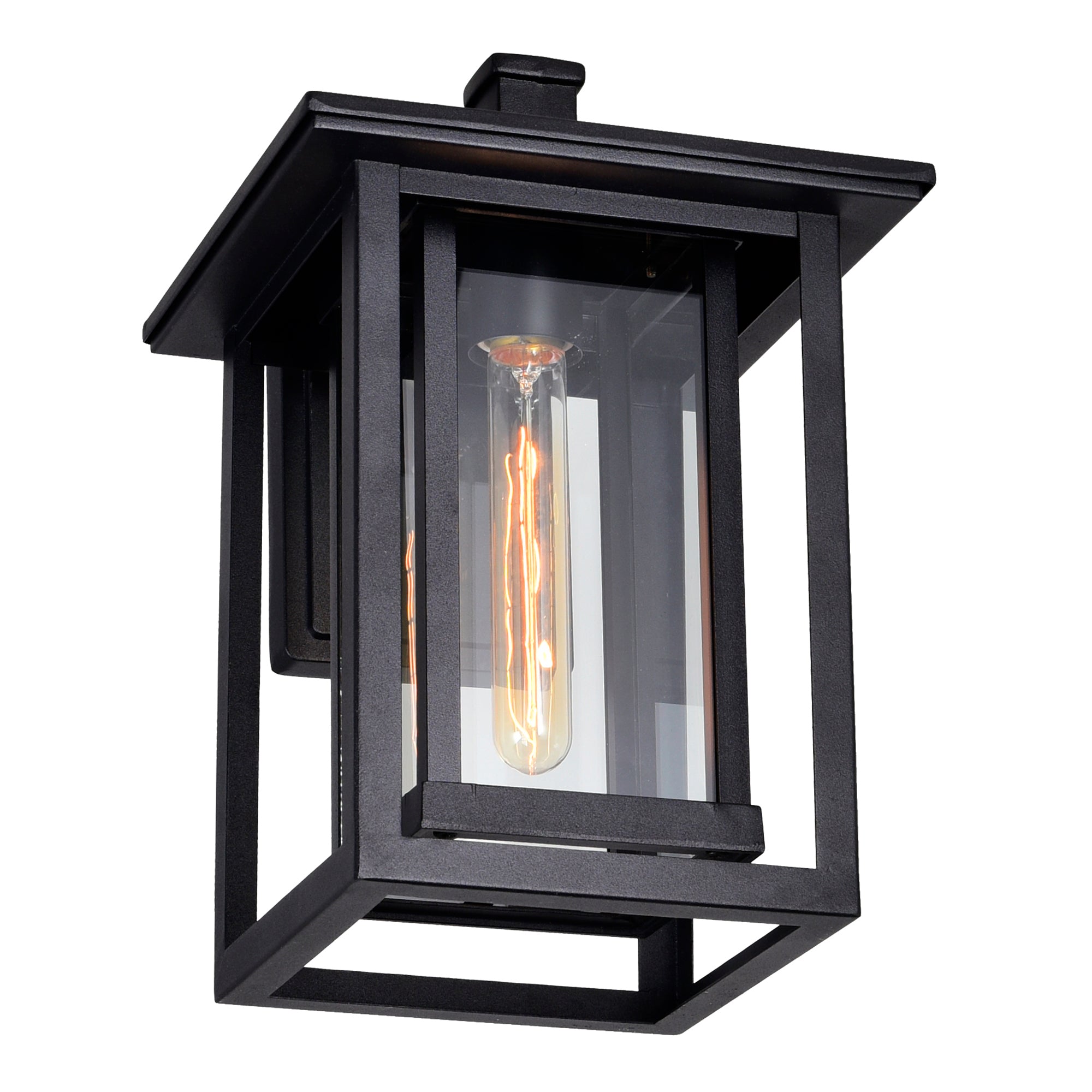 Winfield 1 Light Black Wall Light Outdoor Wall Fixture