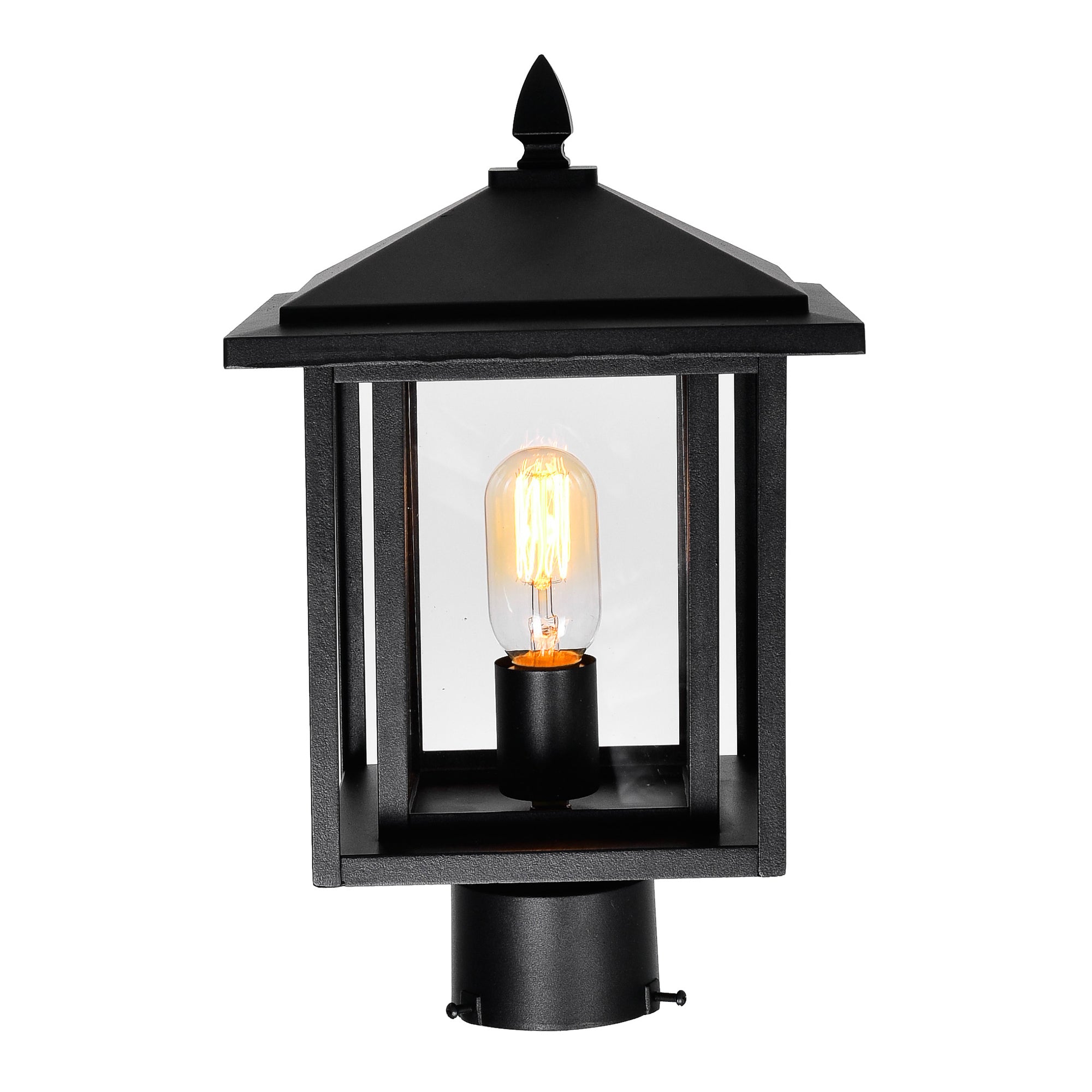 Crawford Outdoor Lantern Heads 1 Light Black