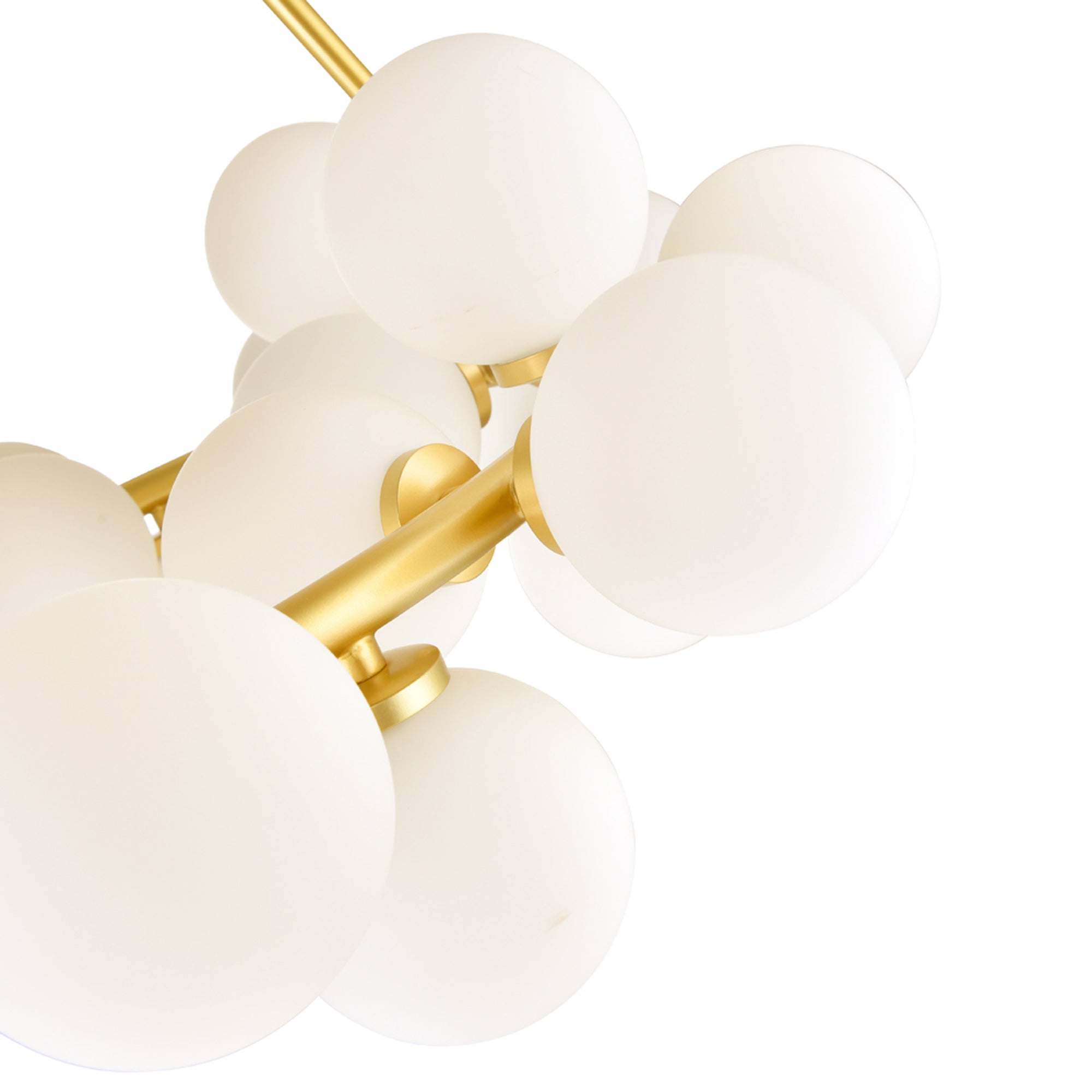 Arya 25 Light Satin Gold Finish Chandelier