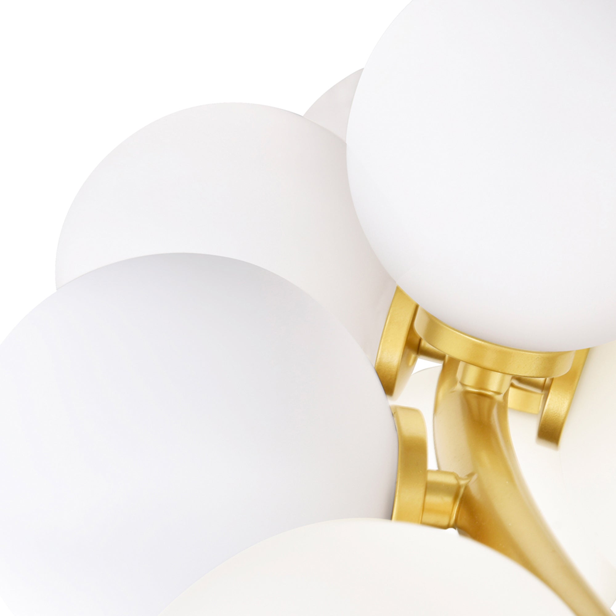 Arya Chandeliers Satin Gold 45 Lights