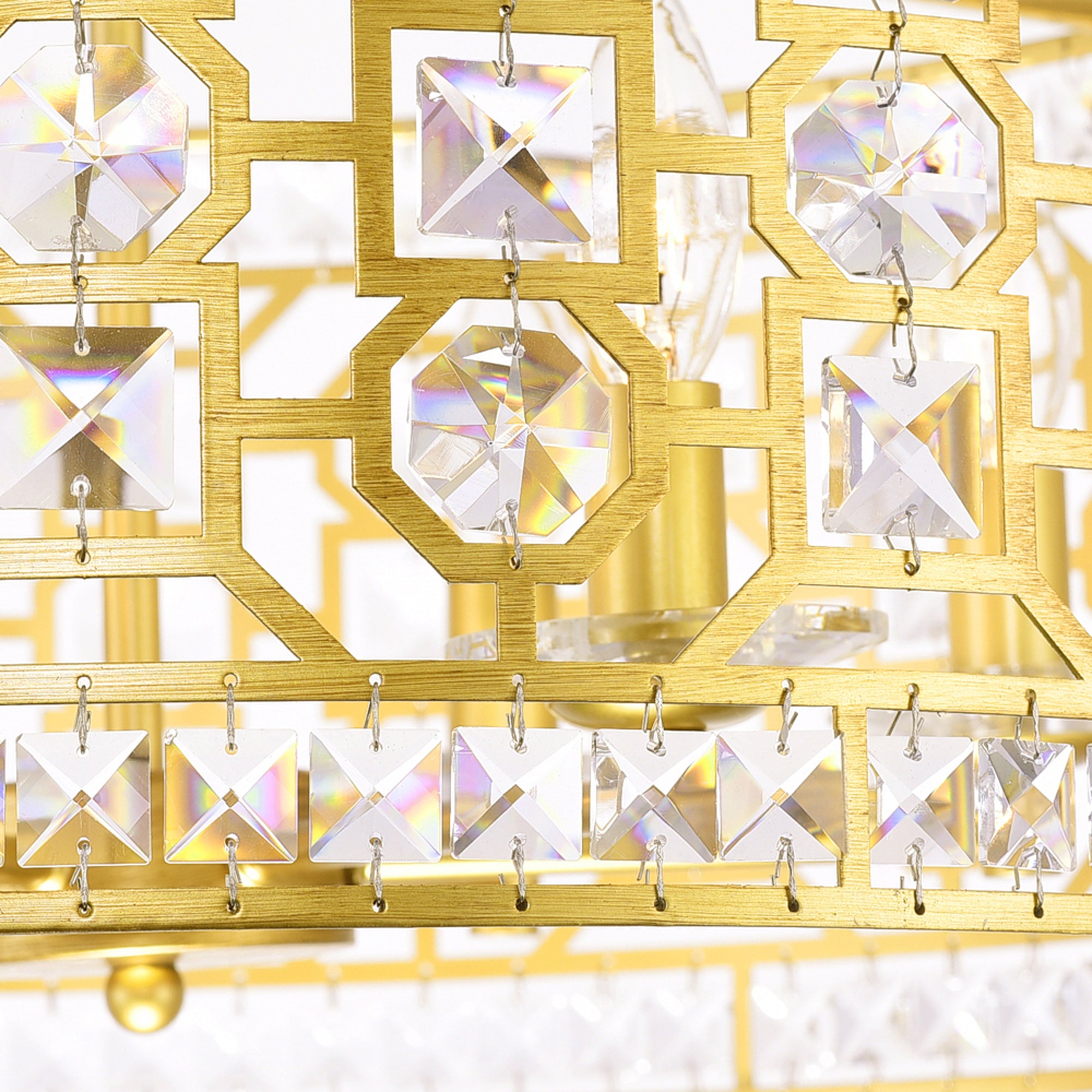 Belinda 6 Light Champagne Chandelier