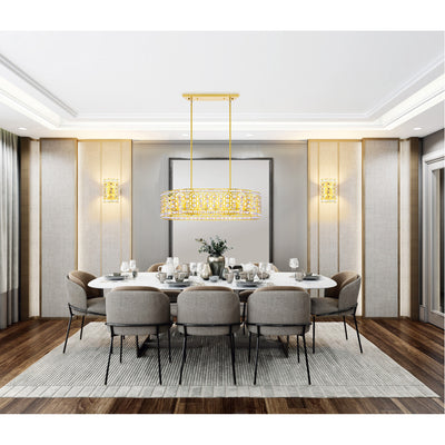Belinda 8 Light Champagne Chandelier