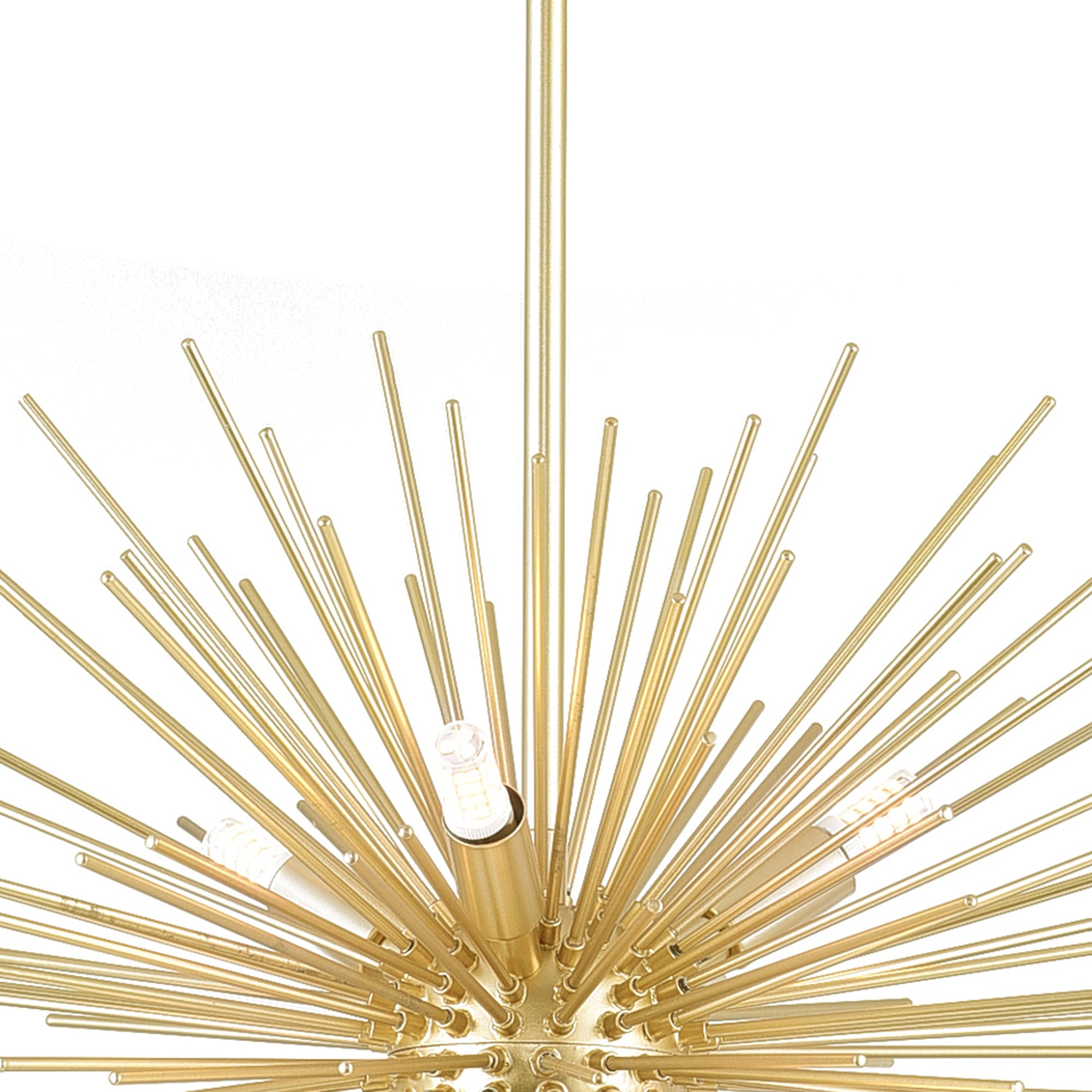 Savannah Chandeliers 6 Light Gold Leaf Finish