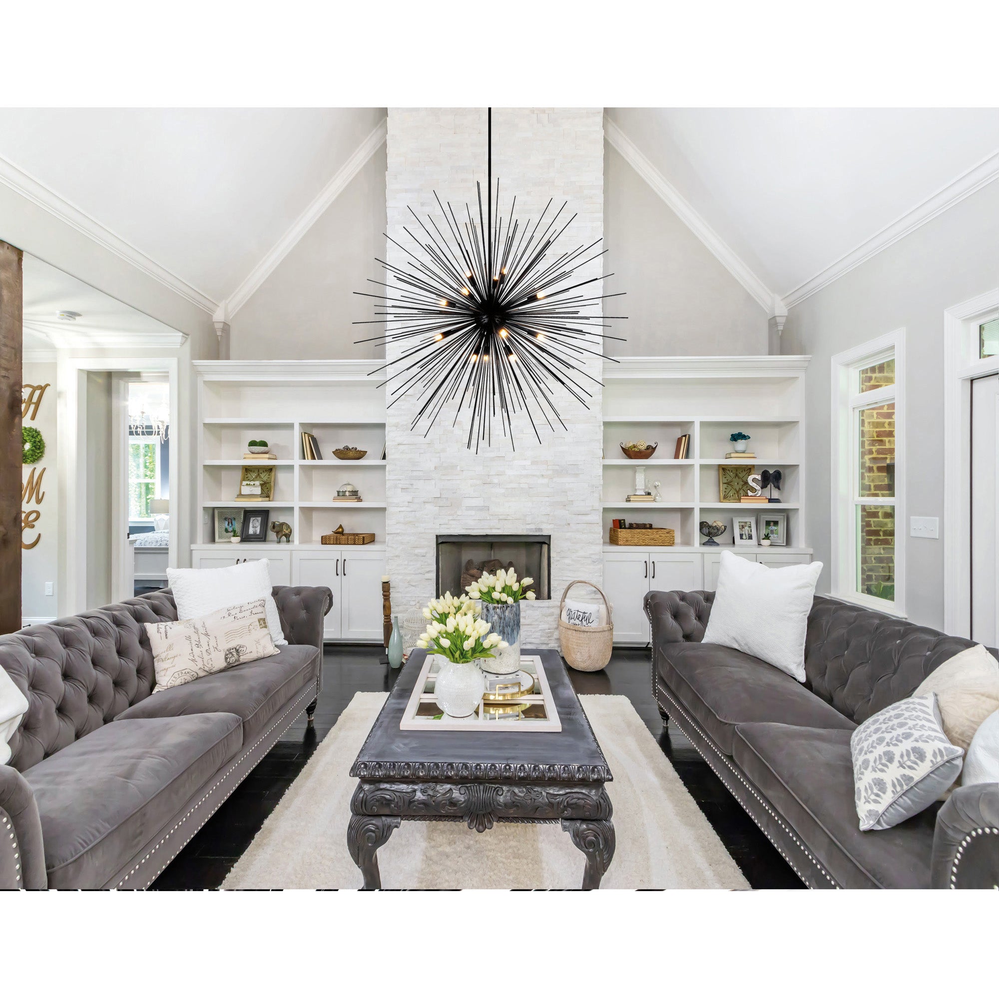 Savannah Chandeliers 9 Black Finish