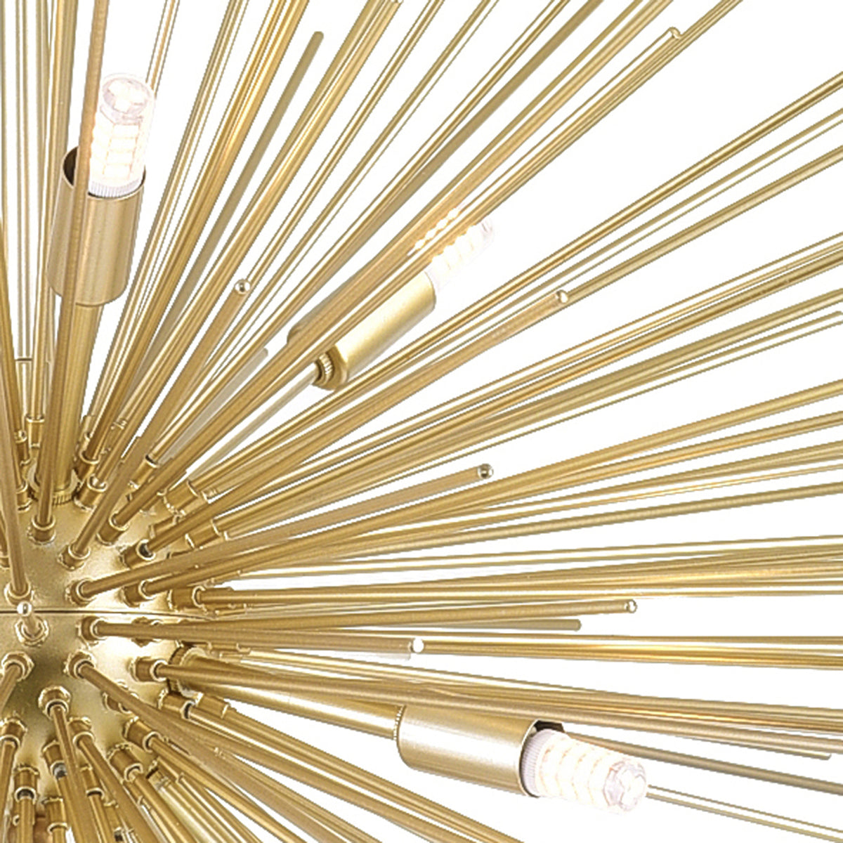Savannah Chandeliers 9 Gold Leaf Lights
