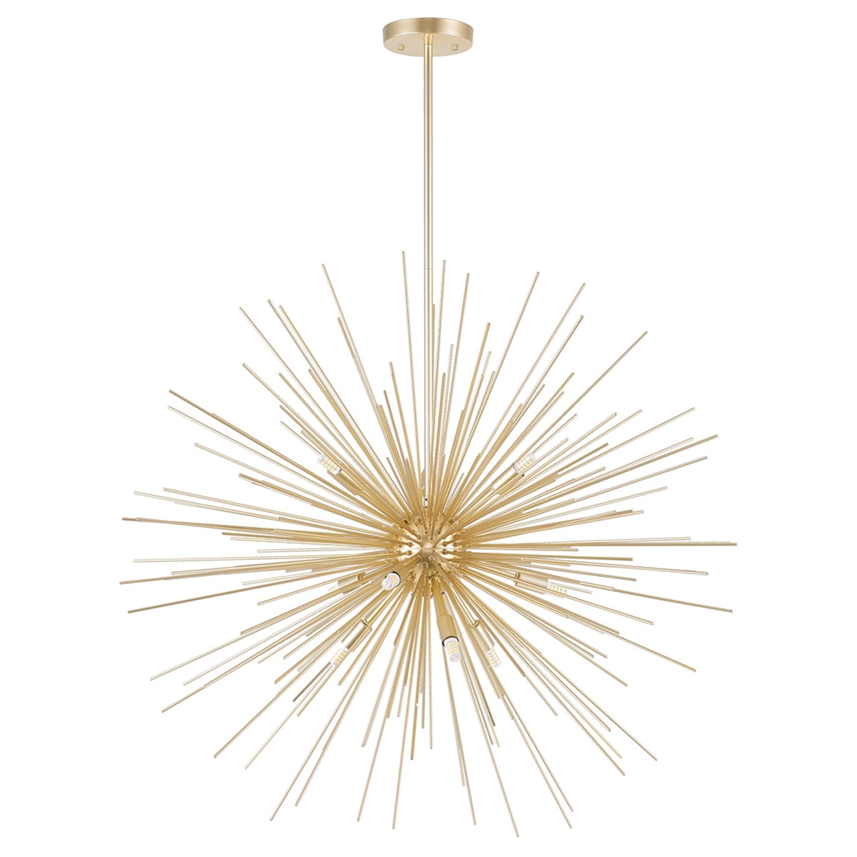 Savannah Chandeliers 9 Gold Leaf Lights