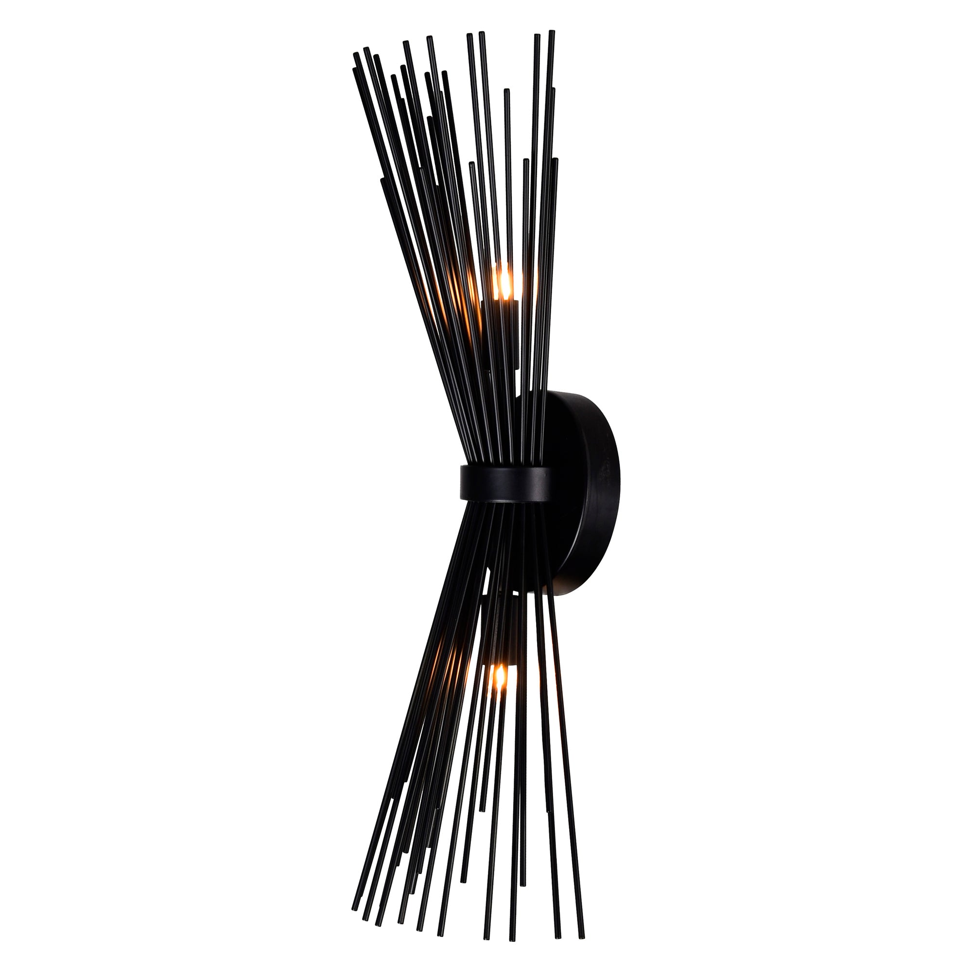 Savannah Wall Lights Black 2 Lights