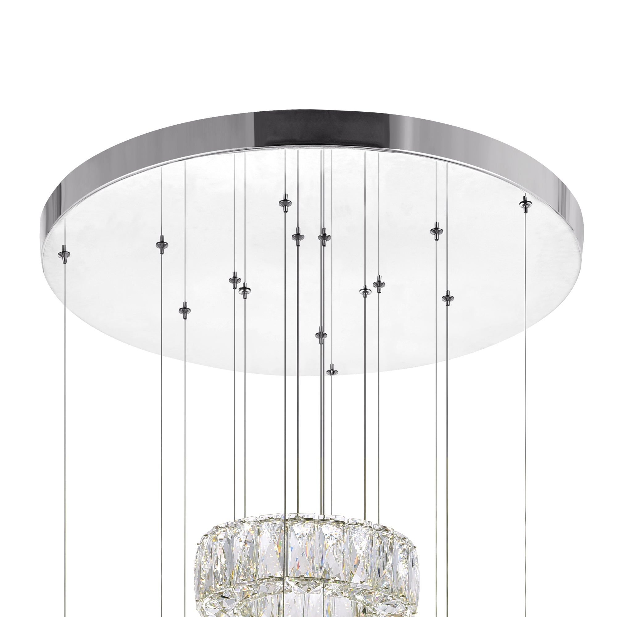 Madeline Chandeliers Chrome Finish 5 Lights