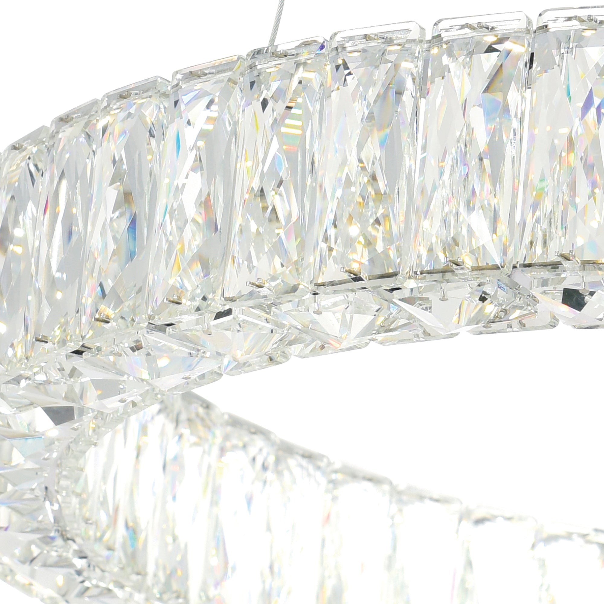 Madeline Chandeliers LED 3 Ring Chrome