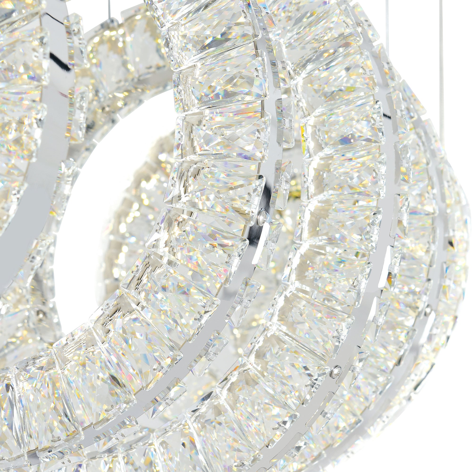 Celina Chandeliers Chrome 5 Ring LED