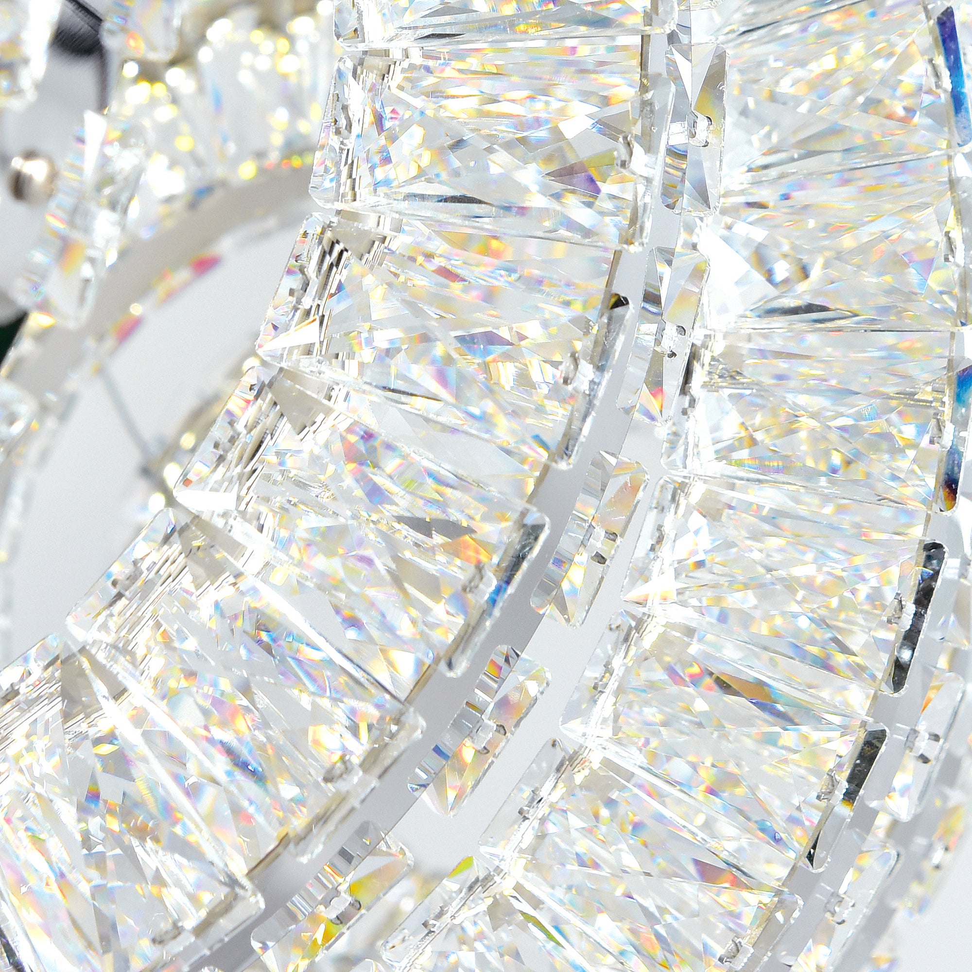 Celina Chandeliers 6 Ring Chrome LED