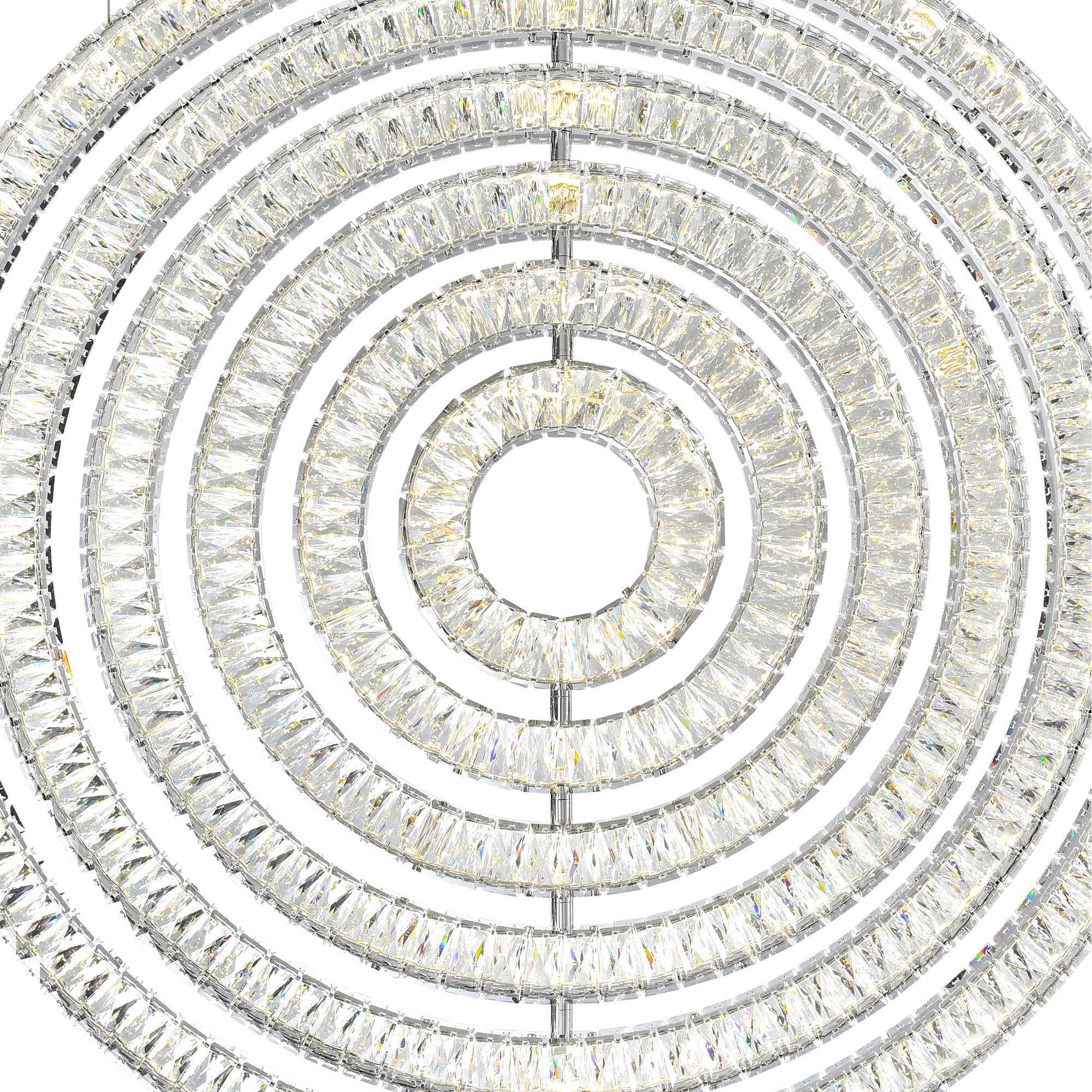 Celina Chandeliers 37in Chrome LED