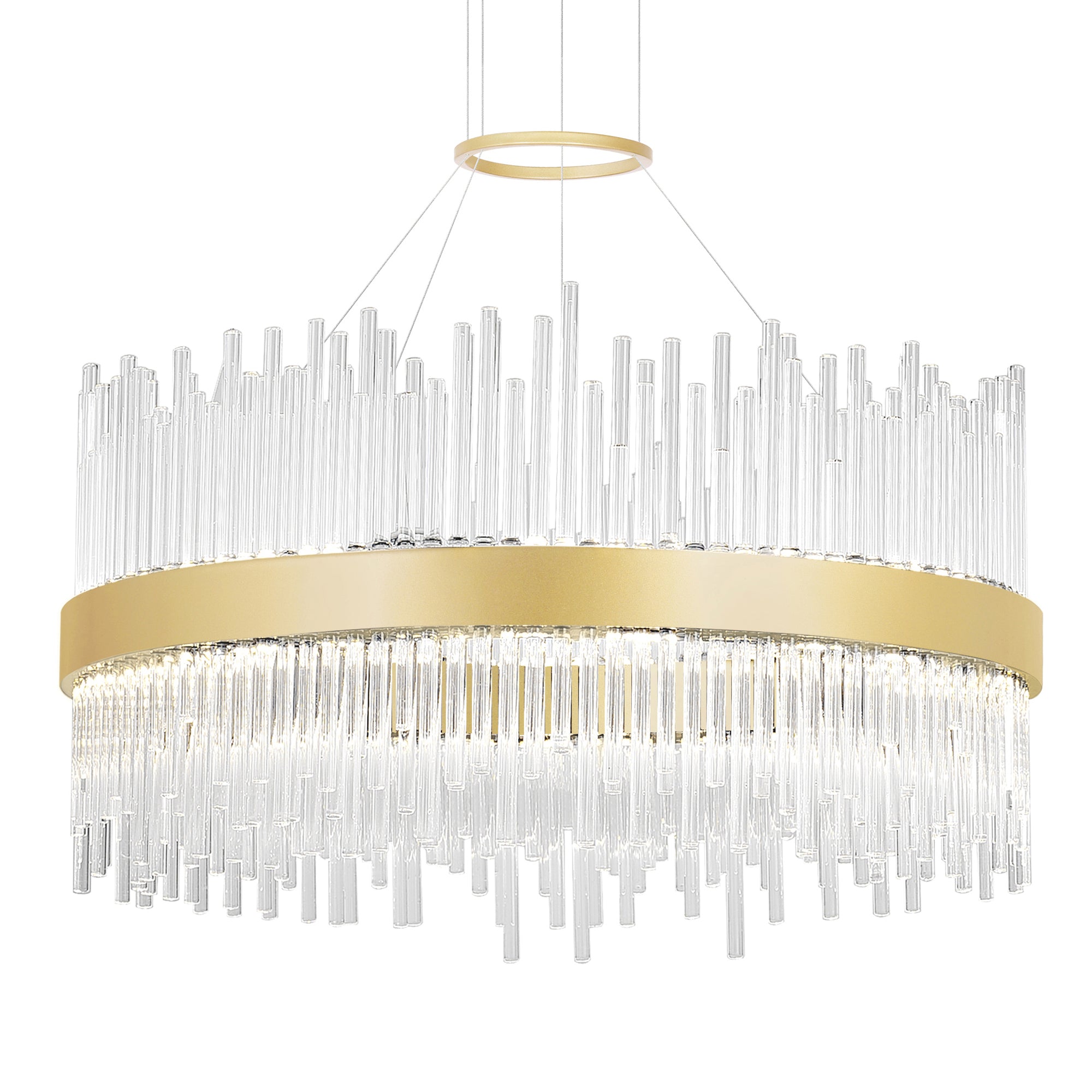 Genevieve Chandeliers Medallion Gold Finish