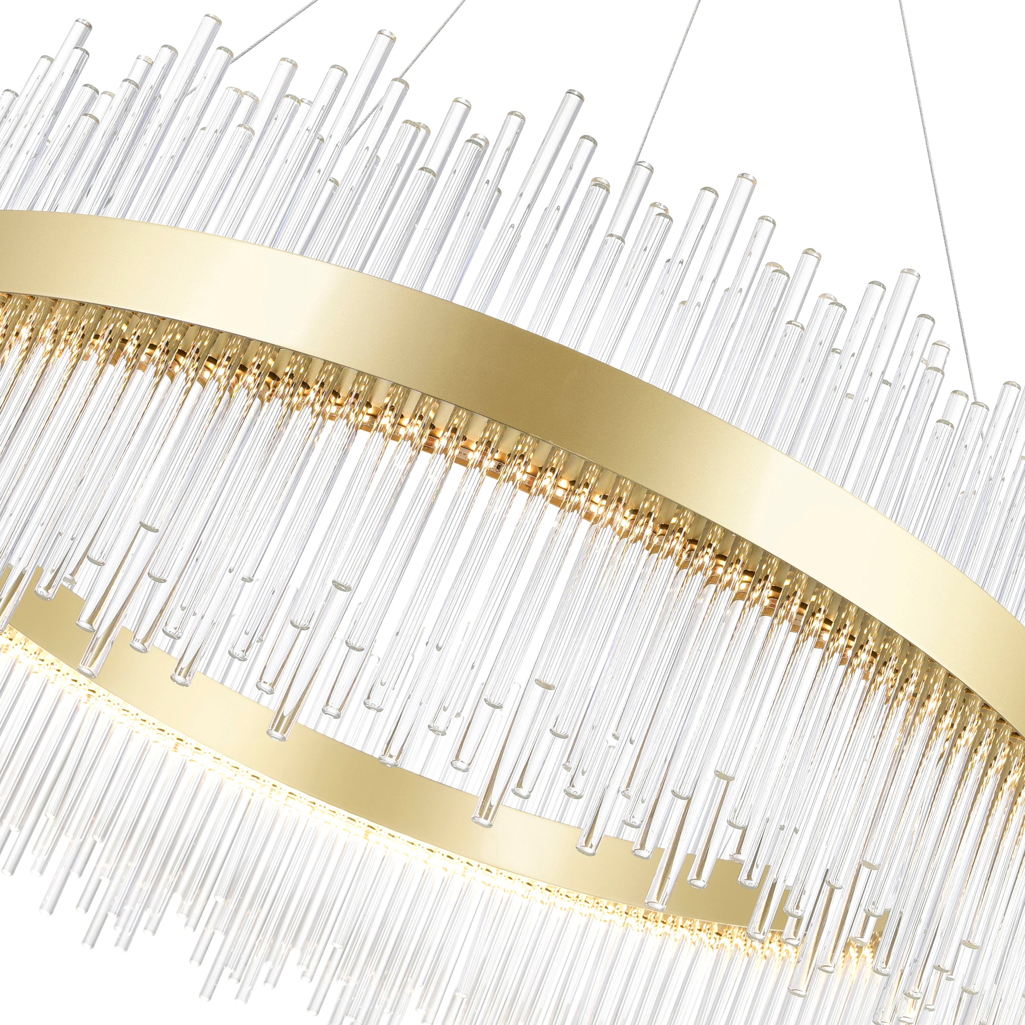 Genevieve Chandeliers Medallion Gold Finish