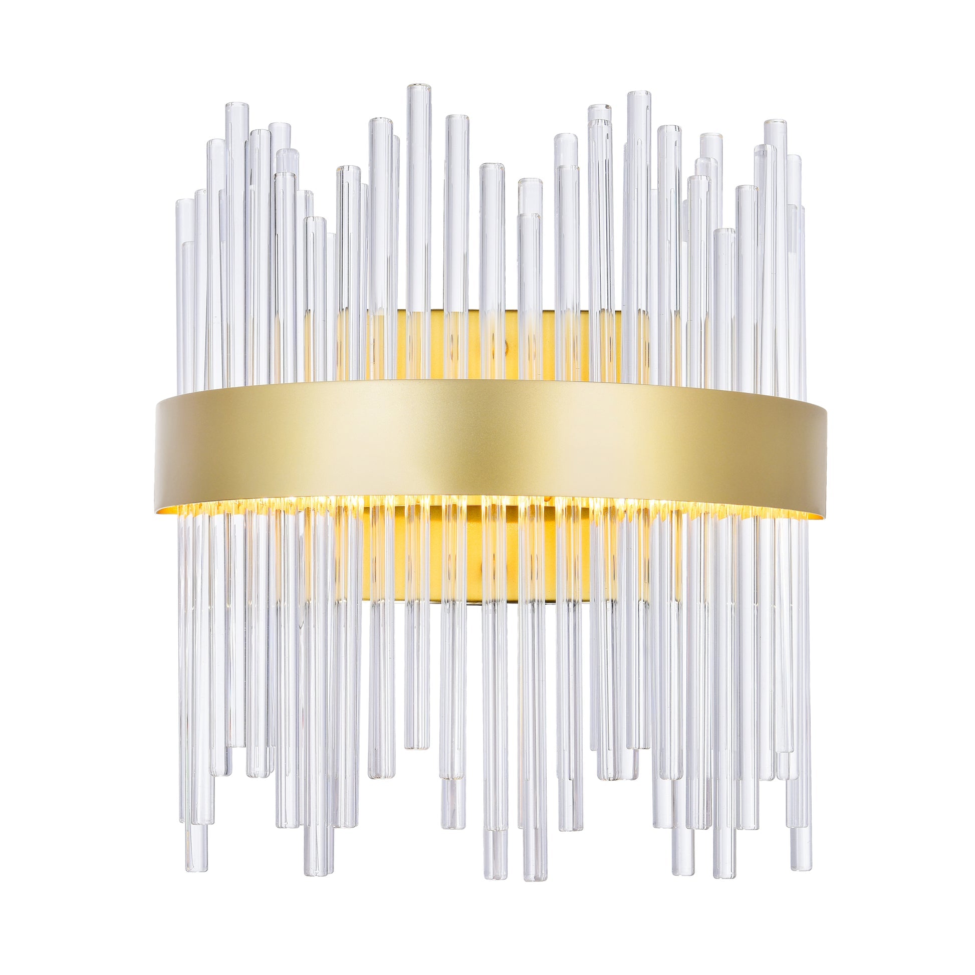 Genevieve 12 Inch Gold Wall Sconce