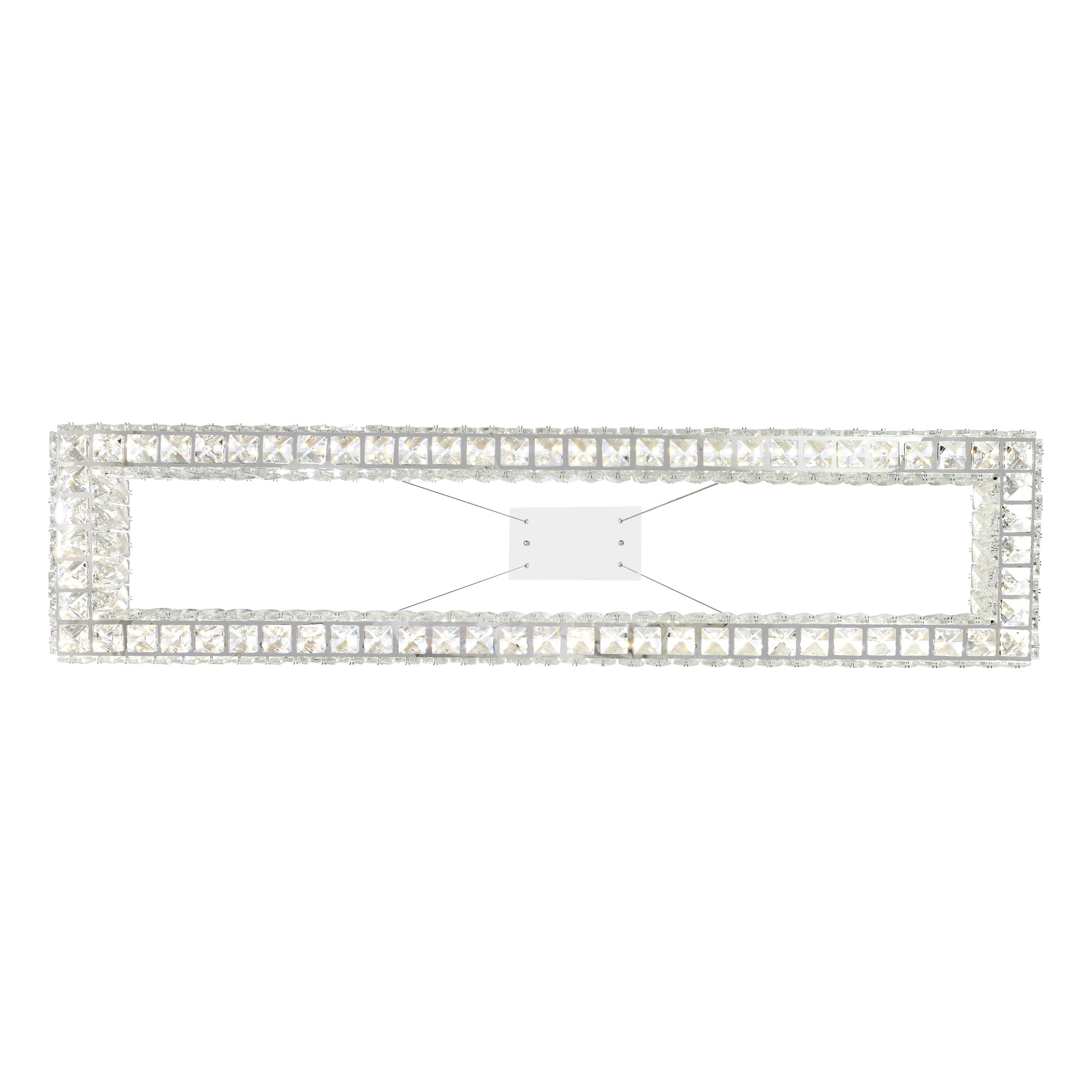 Felicity Chandeliers 44in Chrome LED