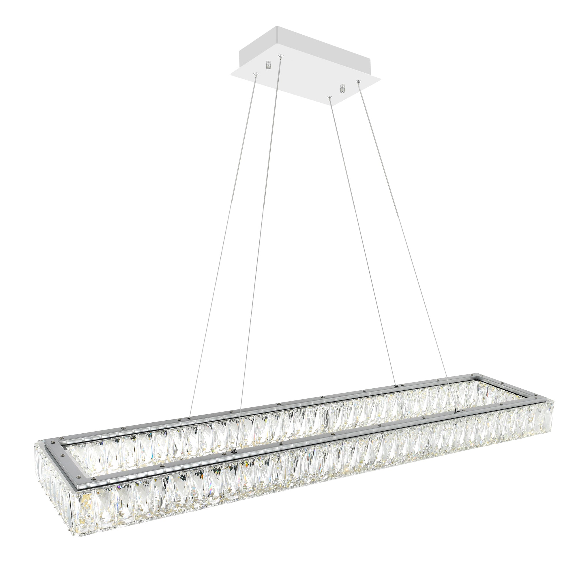 Felicity Chandeliers 44in Chrome LED
