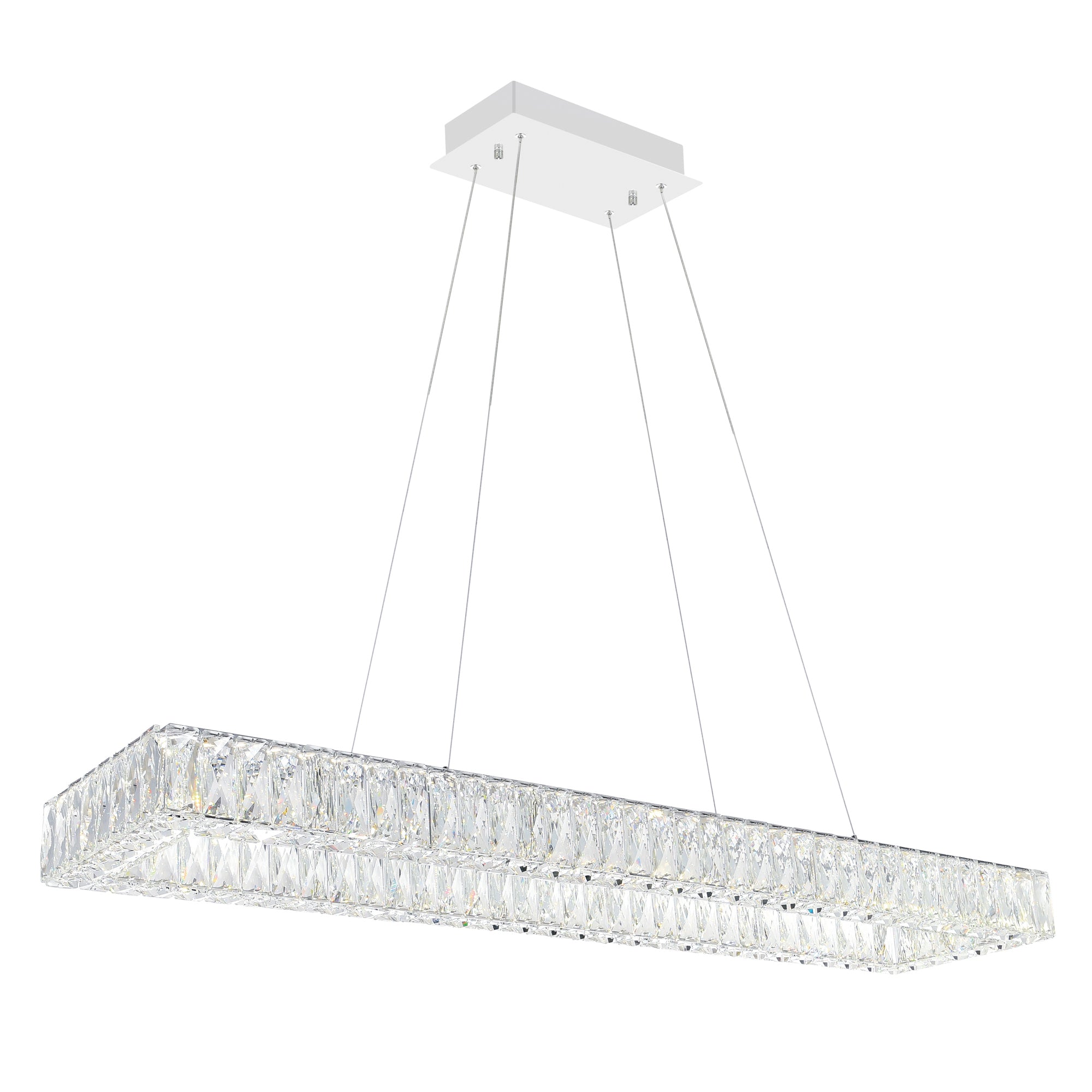 Felicity Chandeliers 44in Chrome LED