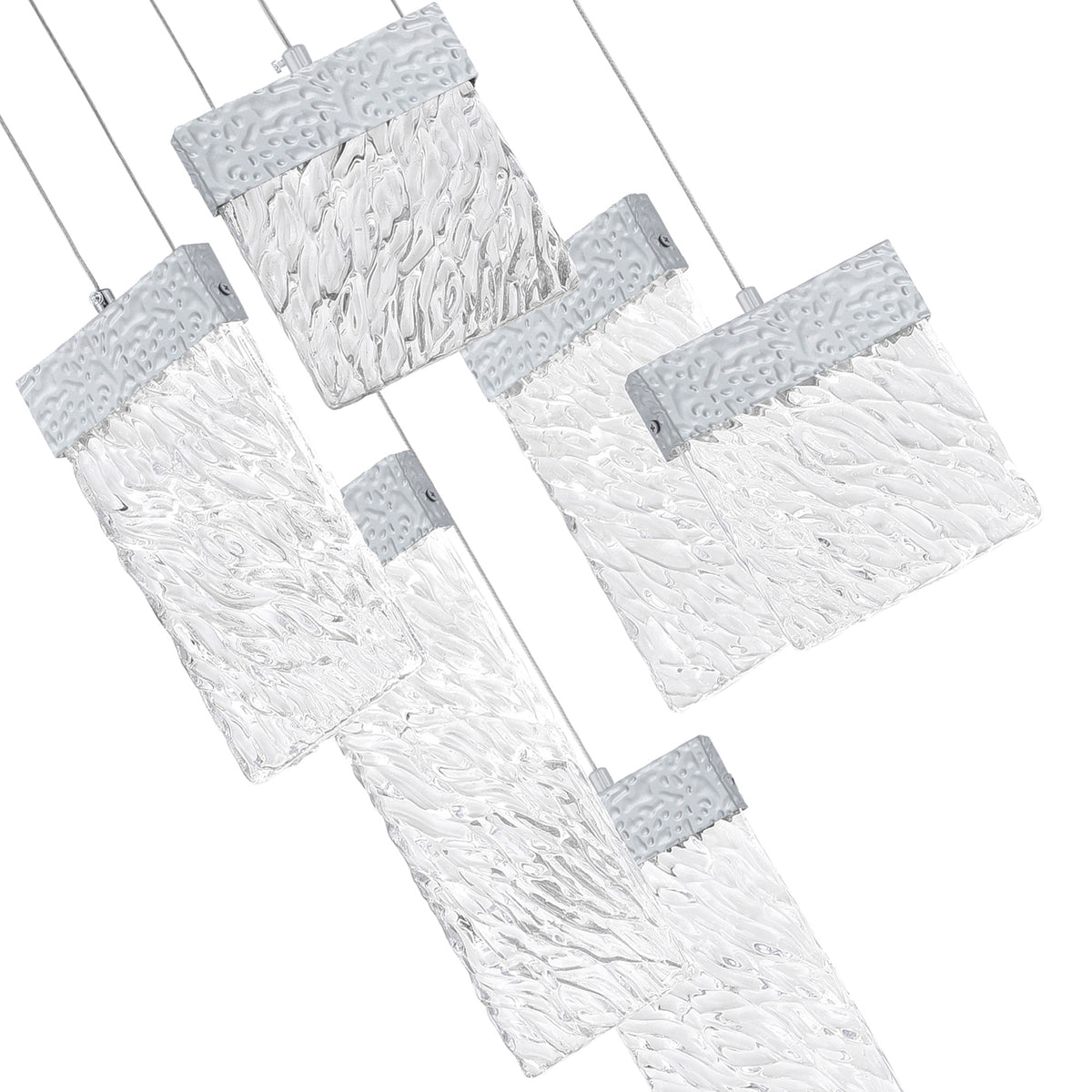 Carolina Chandeliers Six Light Pewter Finish