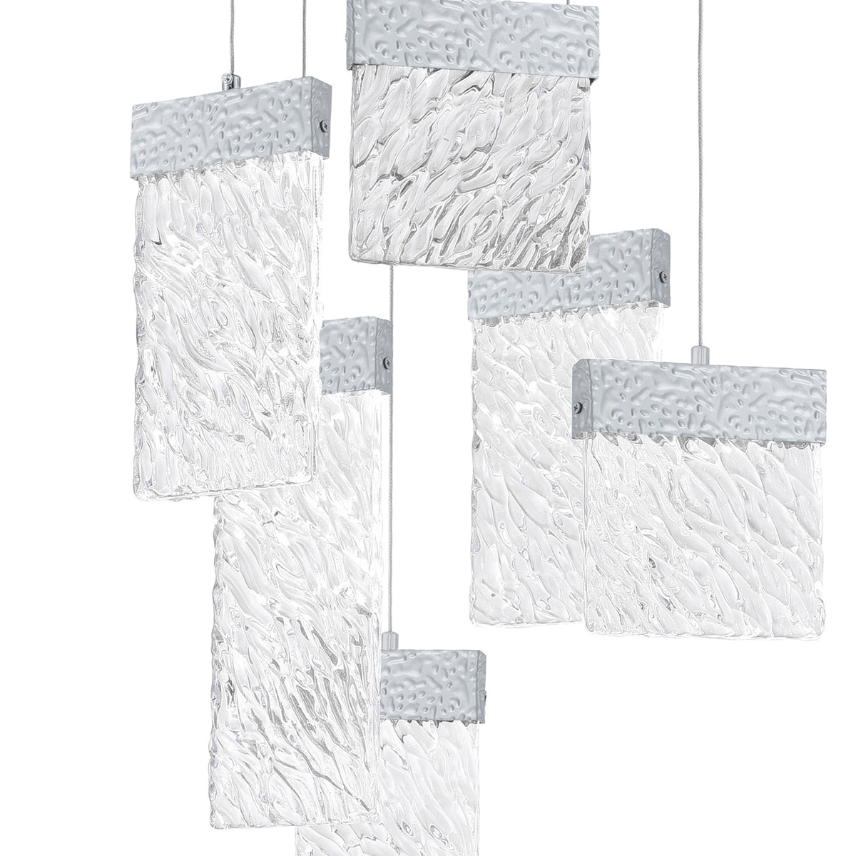 Carolina Chandeliers Six Light Pewter Finish