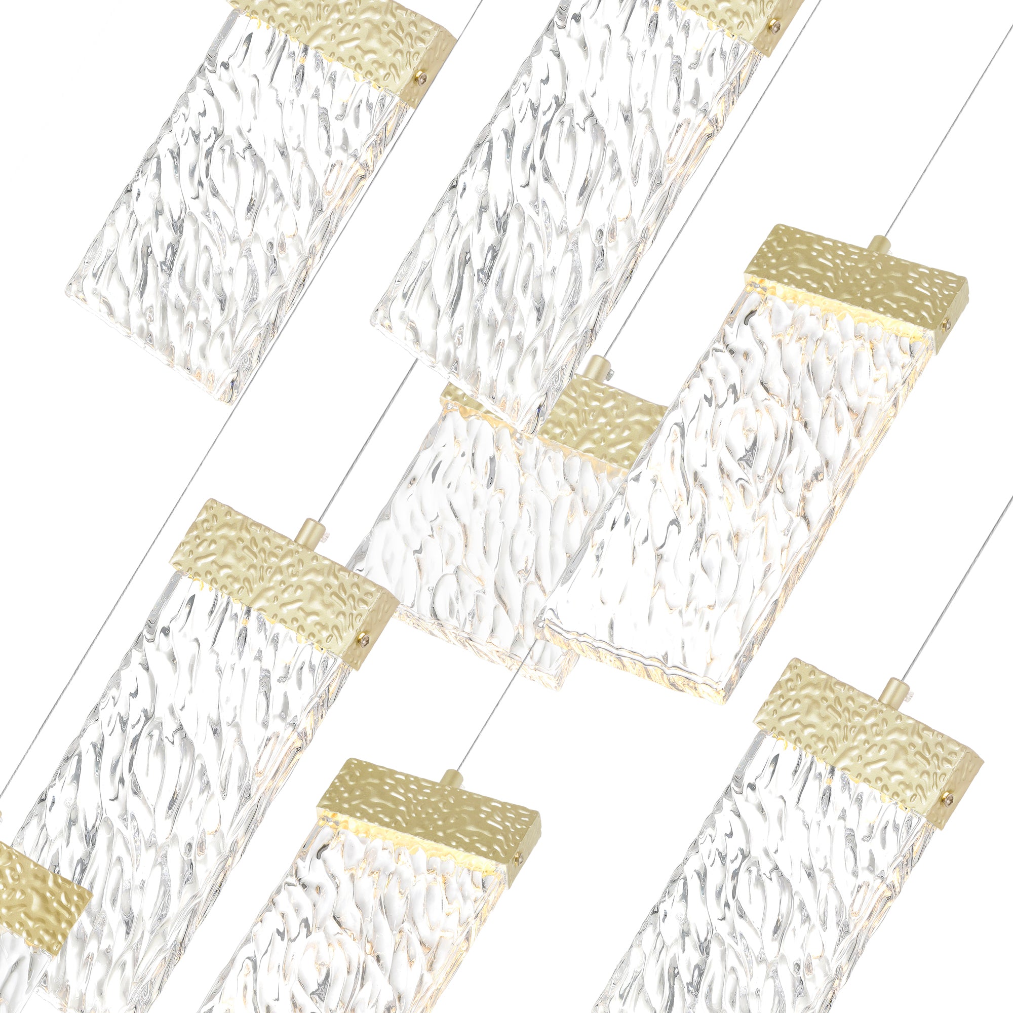 Carolina Chandeliers Gold Leaf Six Panels