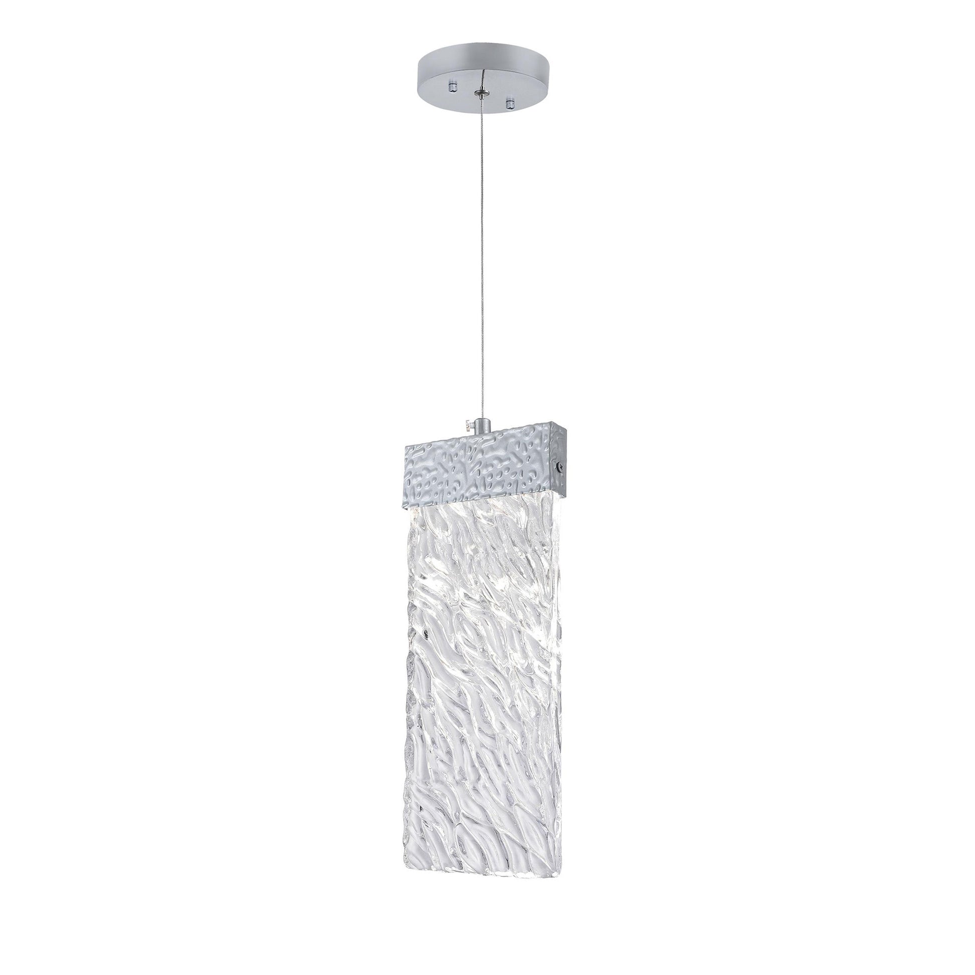 Carolina Integrated LED 5 Inch Pewter Pendant Light
