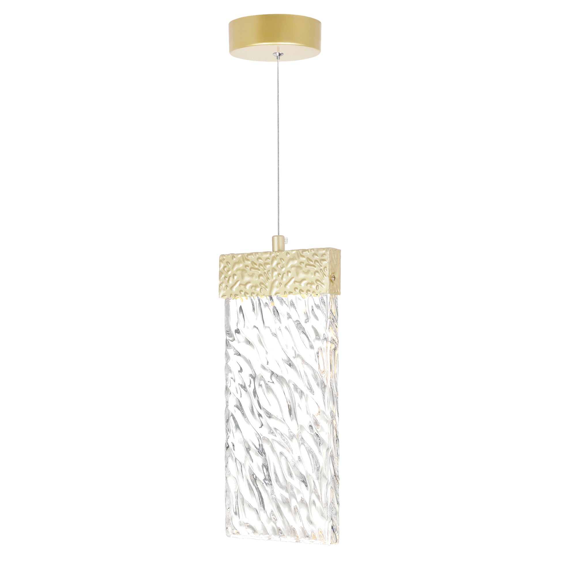 Carolina Integrated LED 5 Inch Gold Pendant Light