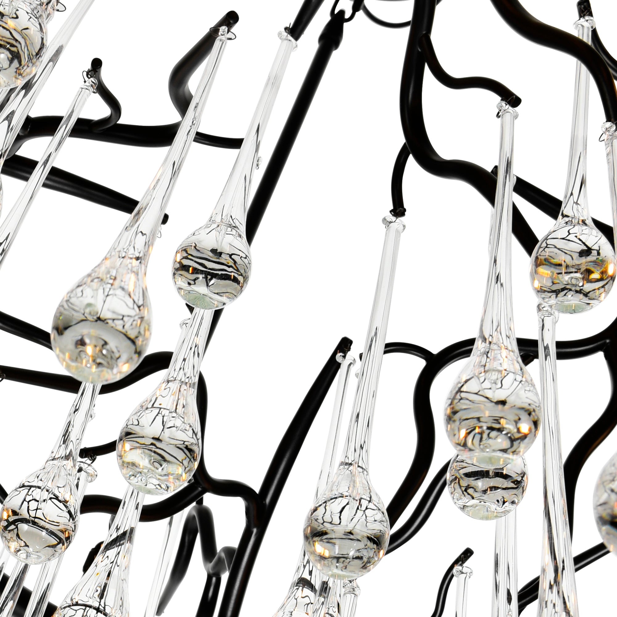 Anita Chandeliers 12 Light Black Finish