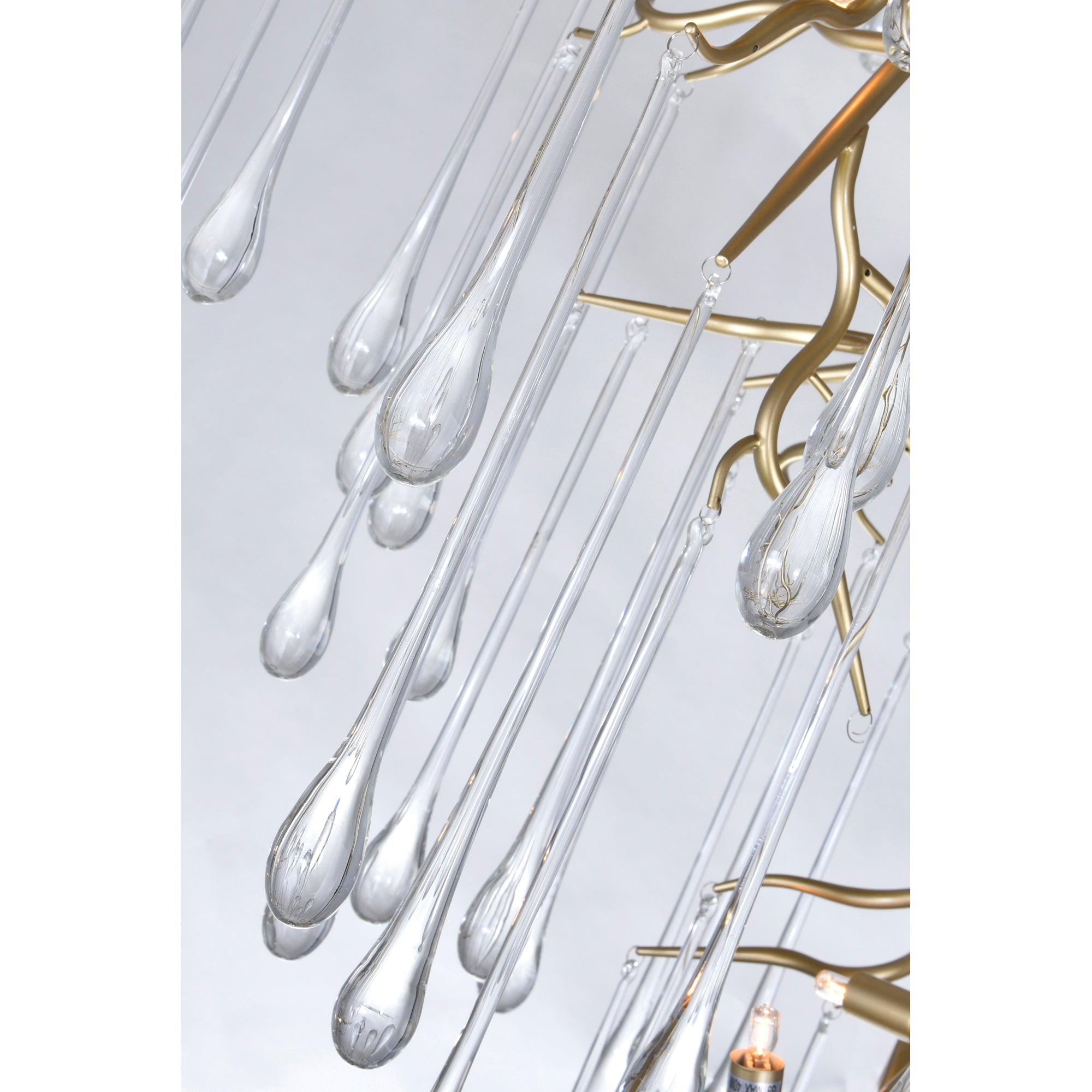 Anita Chandeliers 12 Lights Gold Leaf Finish