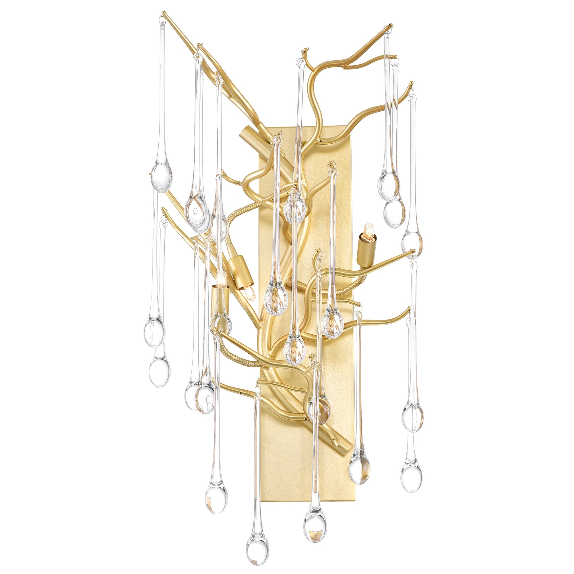 Andes Pendants 36 Light Satin Gold LED