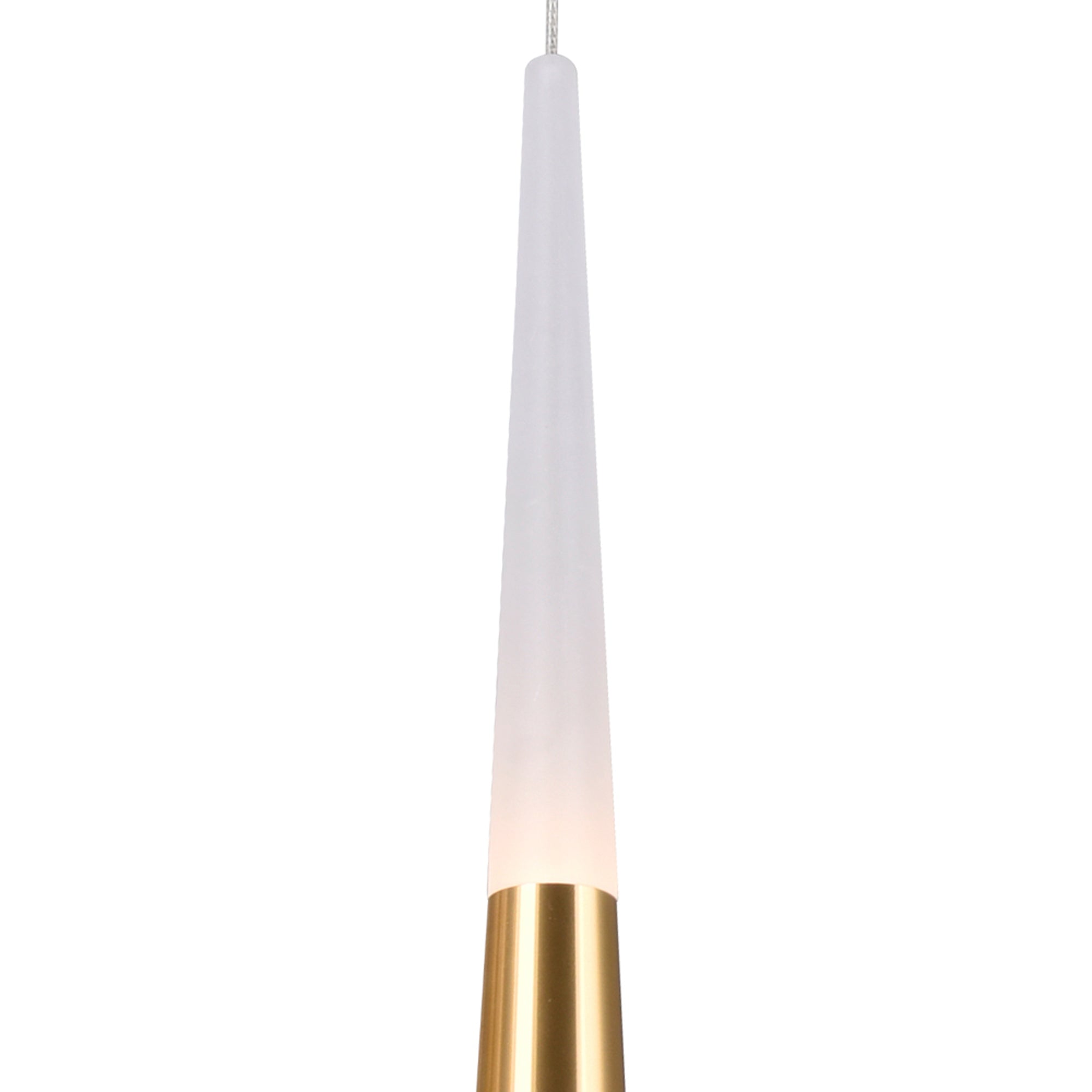 Andes Pendants Satin Gold LED 2 Inch
