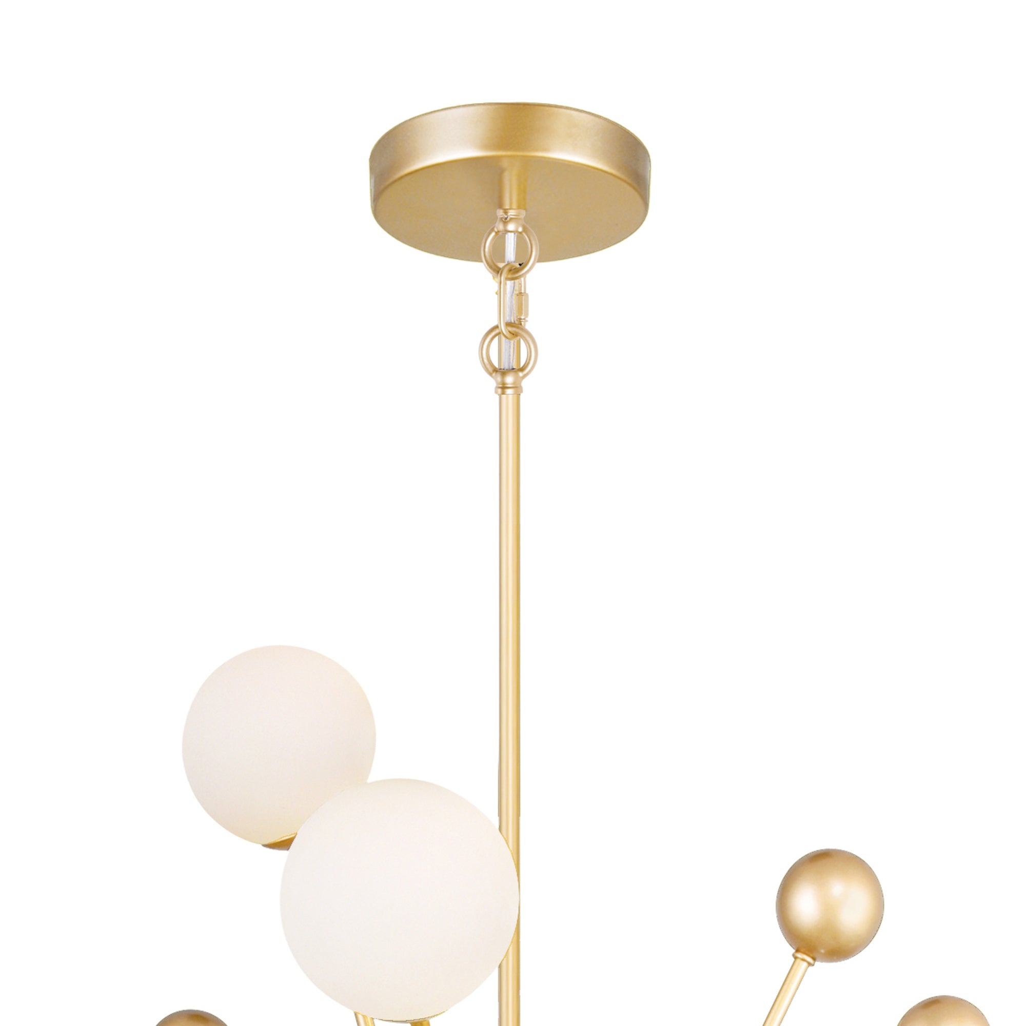 Element Chandeliers 17 Light Sun Gold Finish