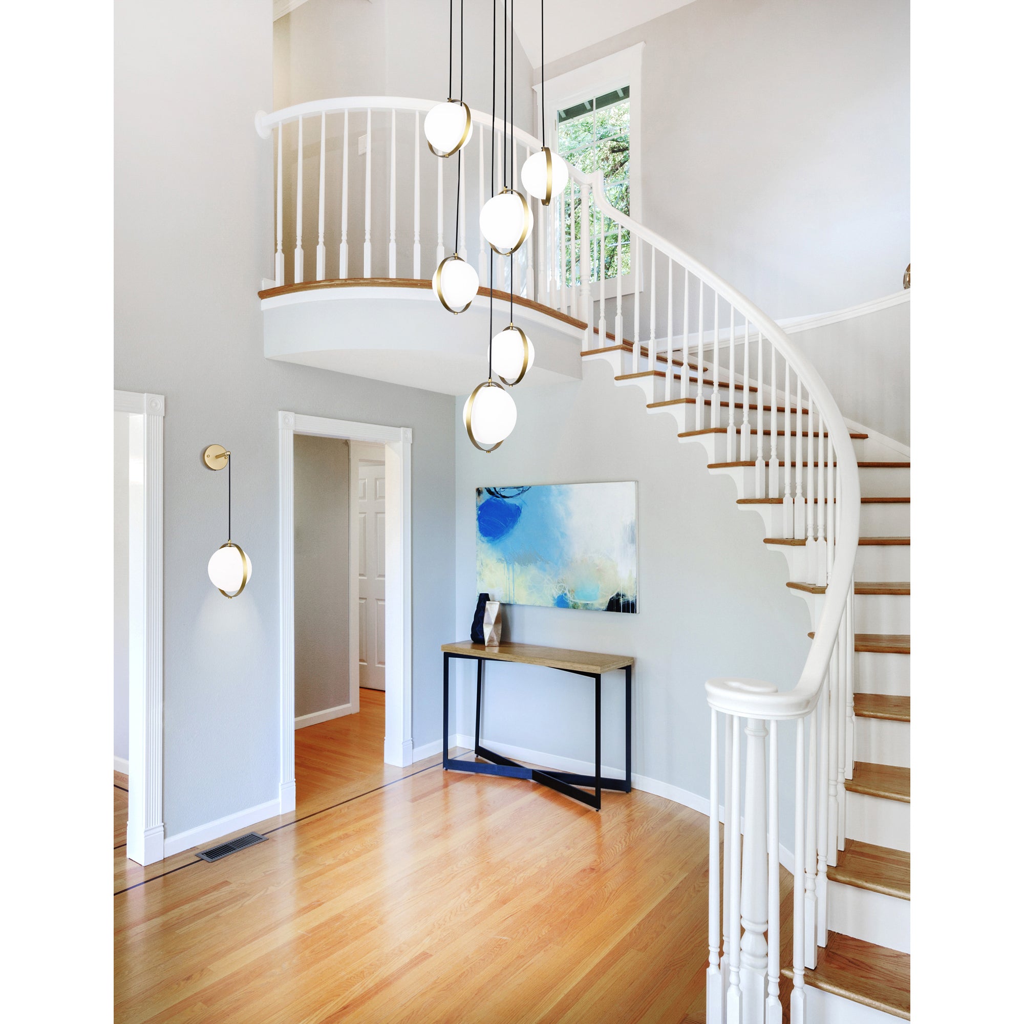 Da Pendants 6 Lights Medallion Gold