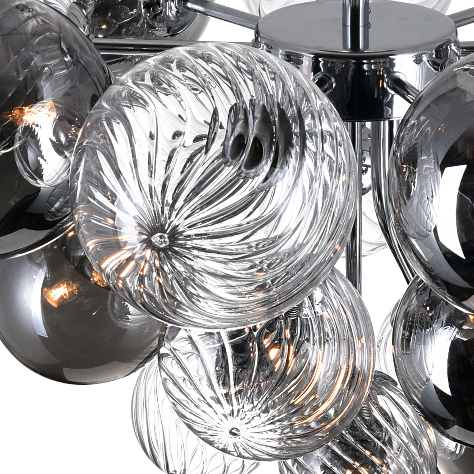 Pallocino Flush Mounts Chrome 10 Lights