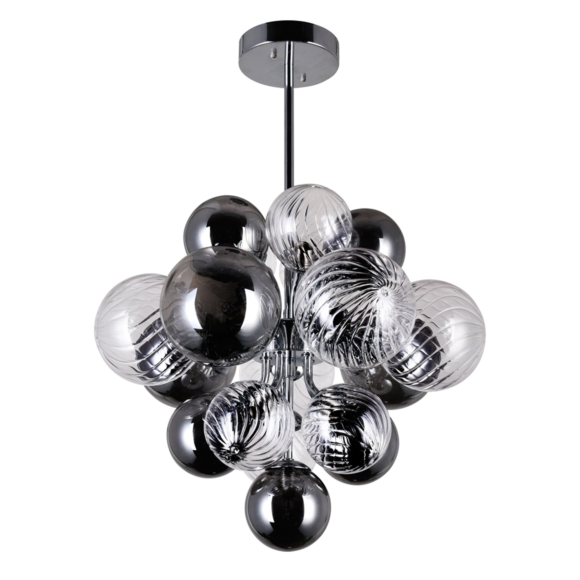 Pallocino Chandeliers Chrome 8 Lights