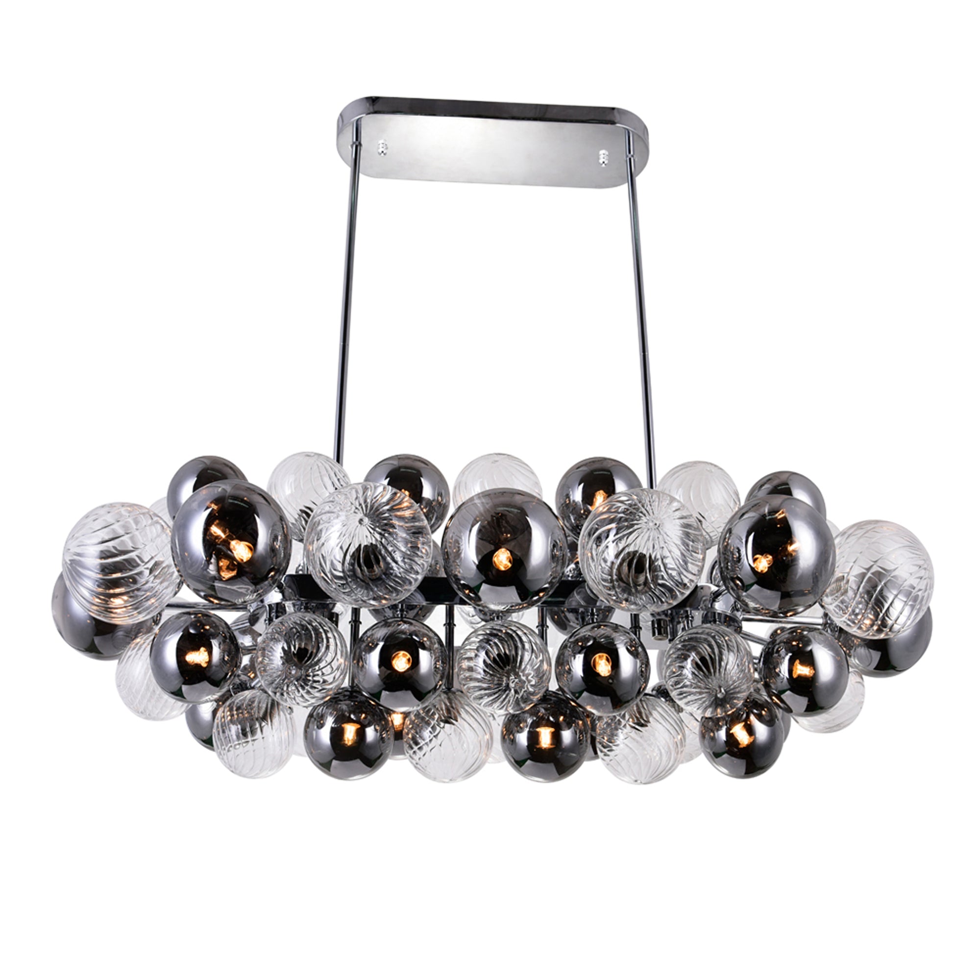 Pallocino Chandeliers 27 Light Chrome Finish