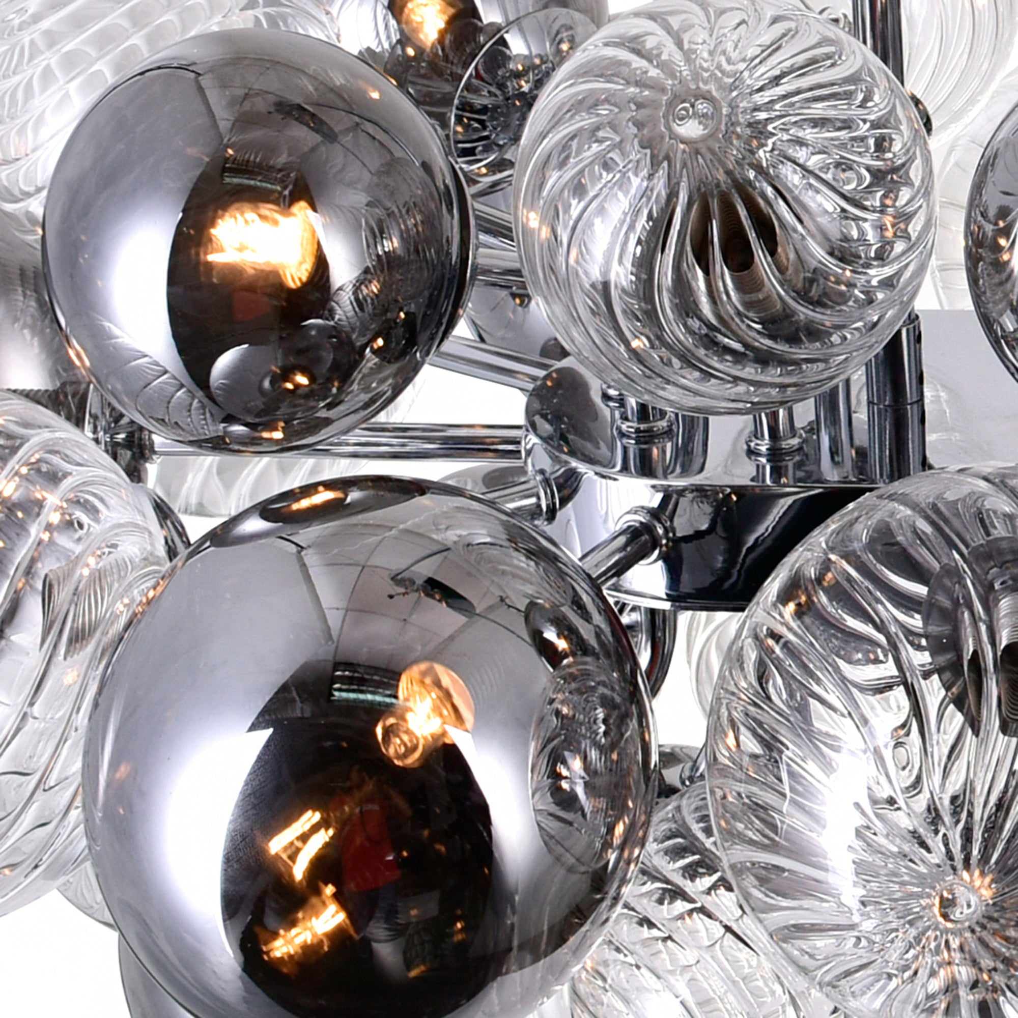 Pallocino Chandeliers 27 Light Chrome Finish