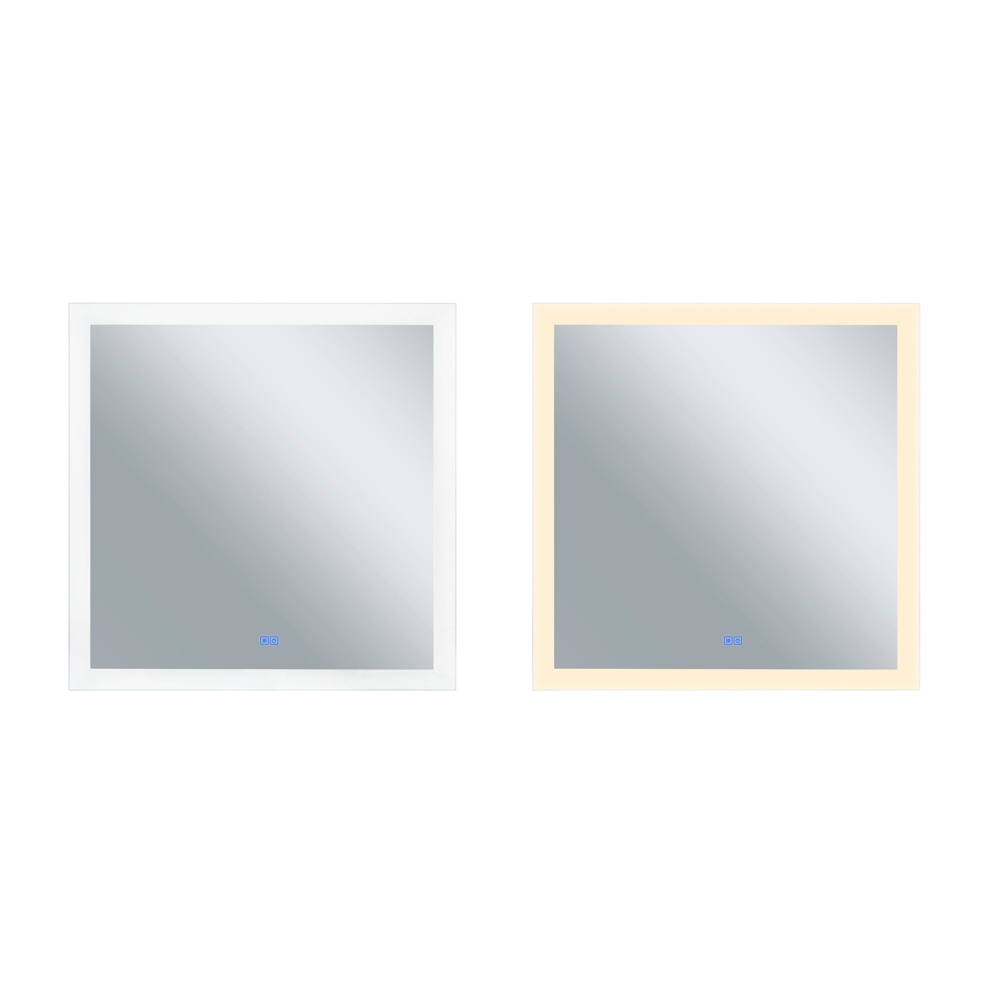 Abigail Mirrors White Integrated LED 36 Inch