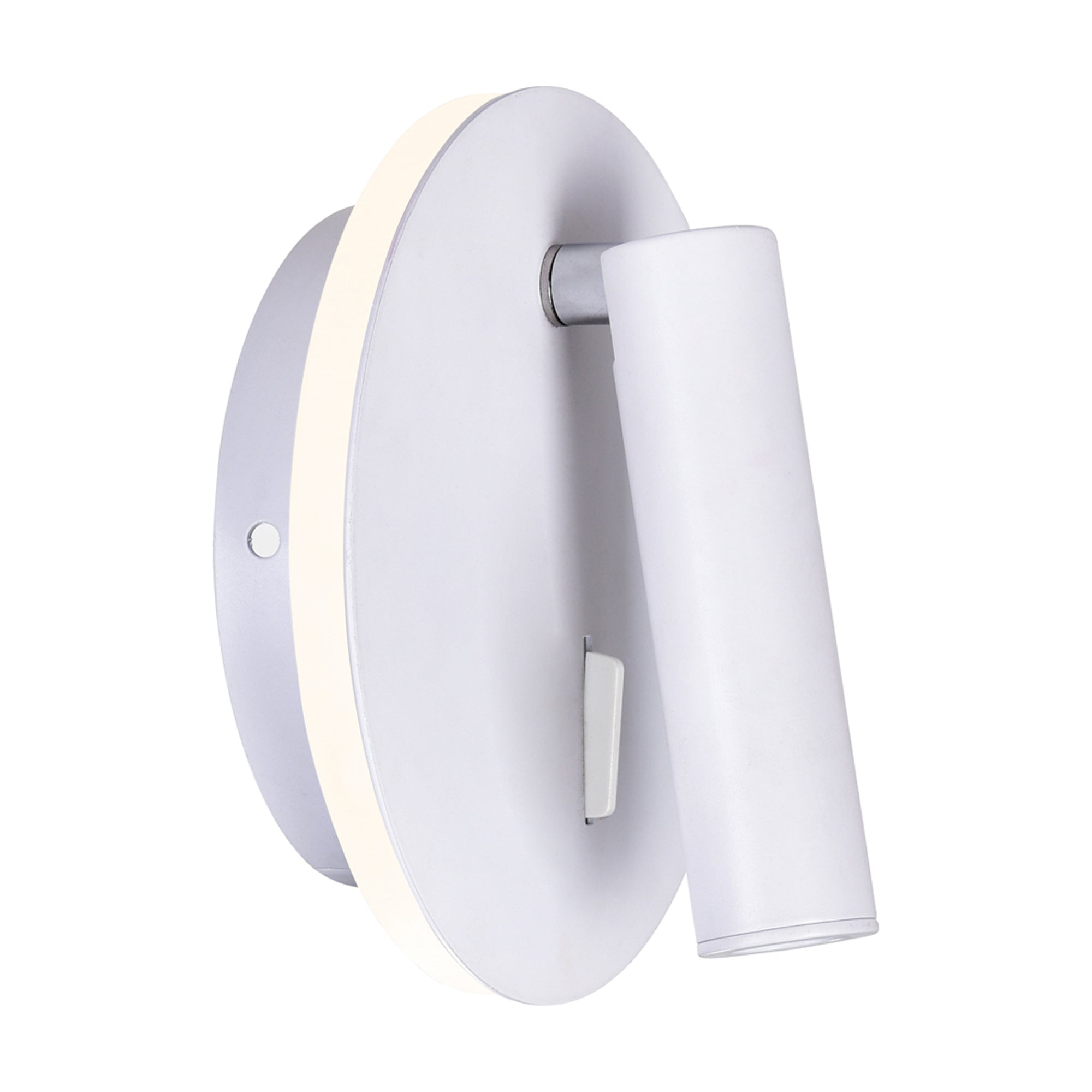 Private Wall Lights Matte White LED Adjustable