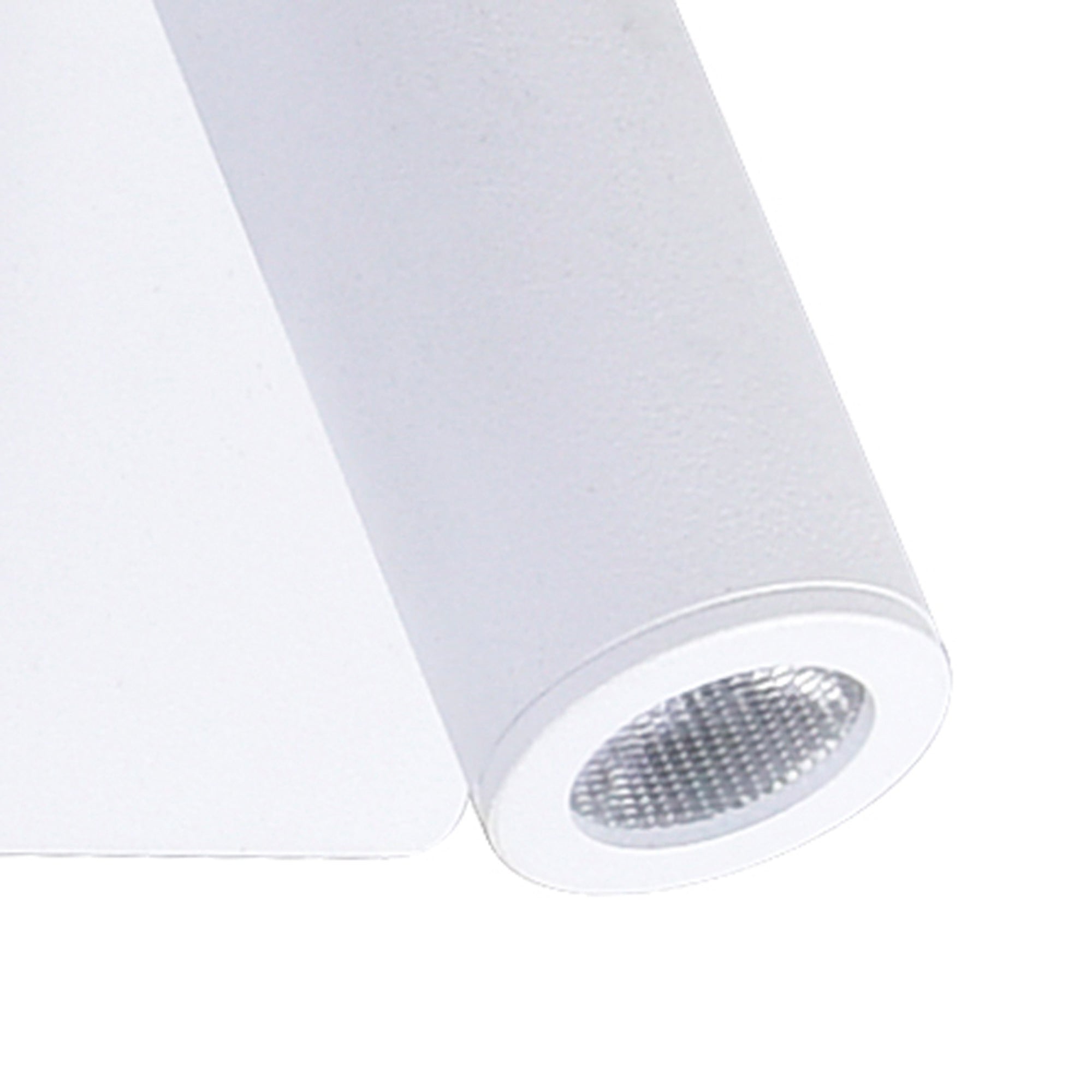 Private Wall Lights Matte White Finish Six Inch