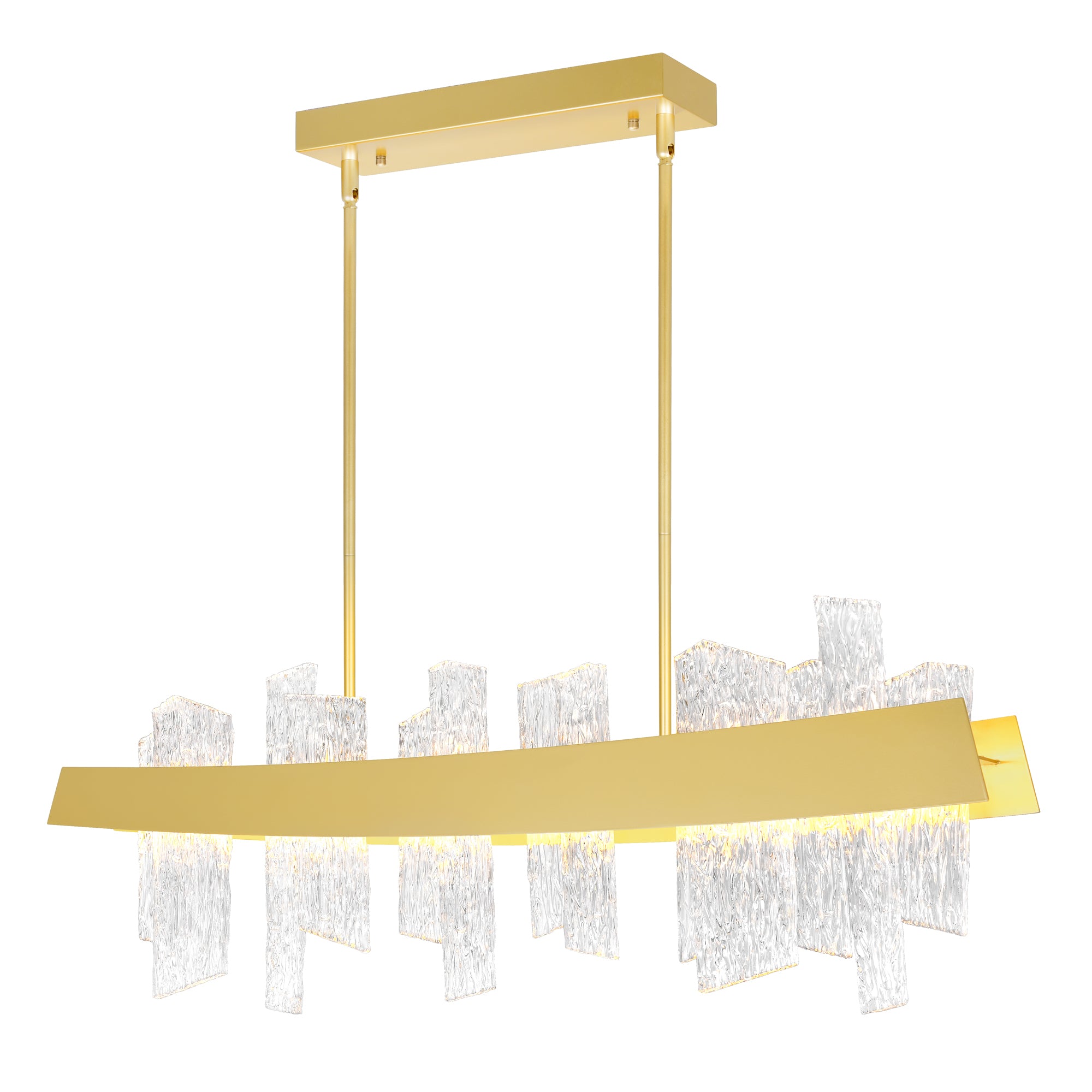 Guadiana Chandeliers Satin Gold 39in LED