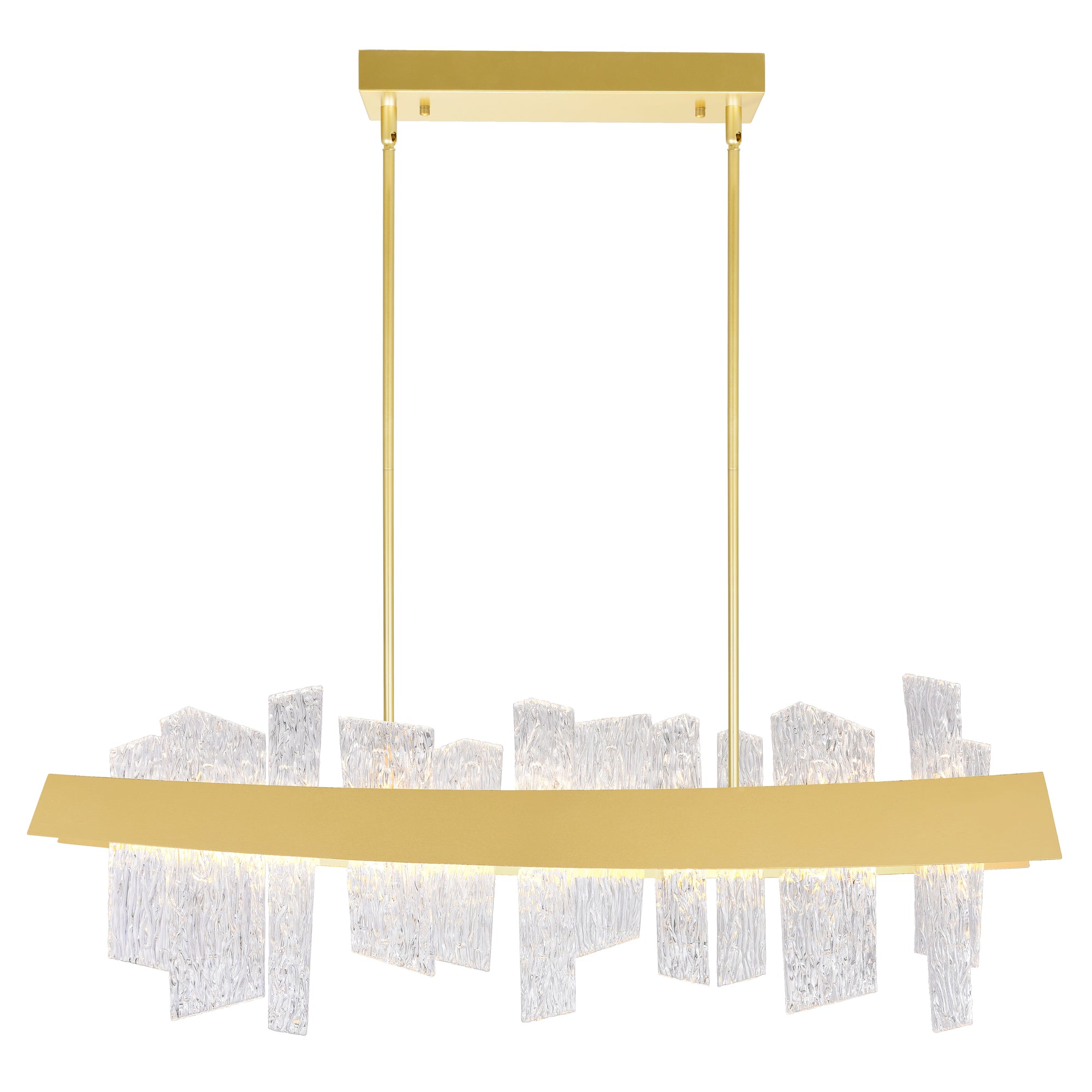 Guadiana Chandeliers Satin Gold 39in LED