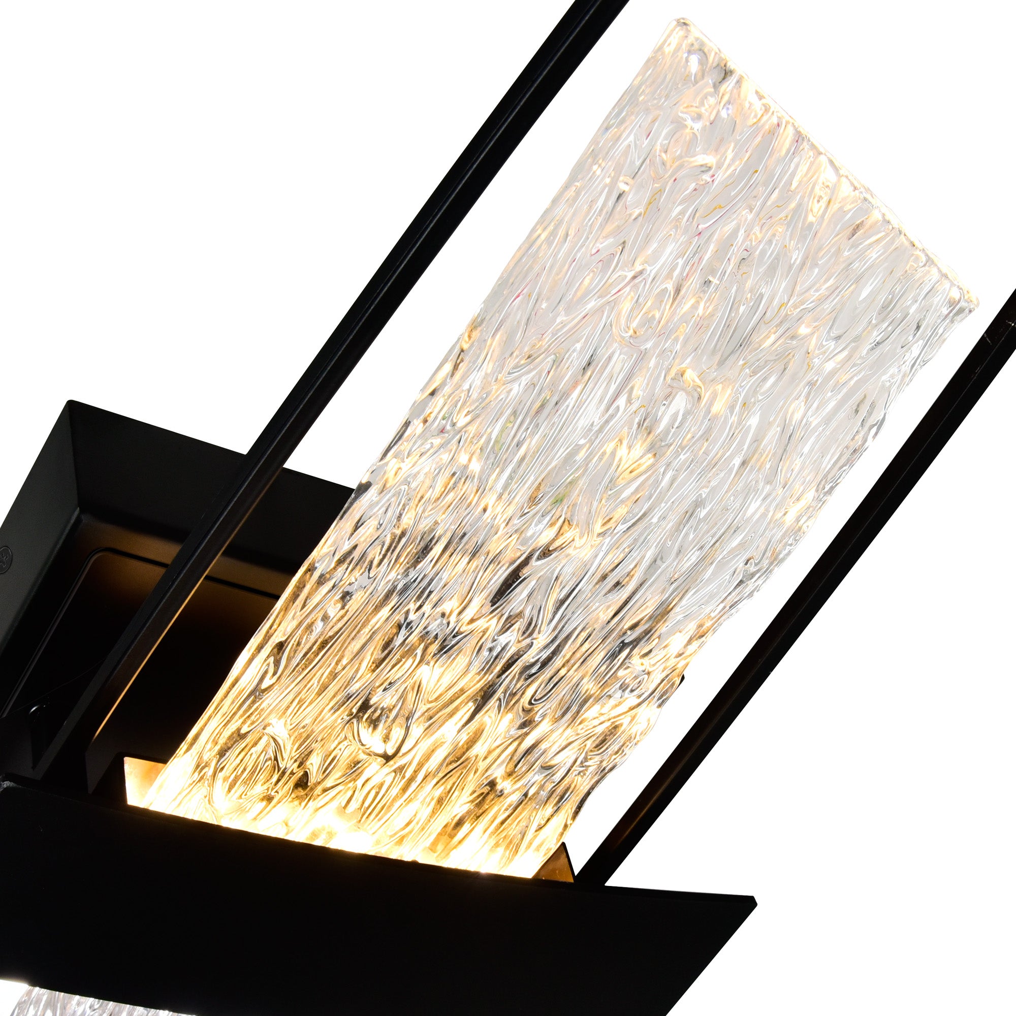 Guadiana Wall Lights Black Integrated LED 8in