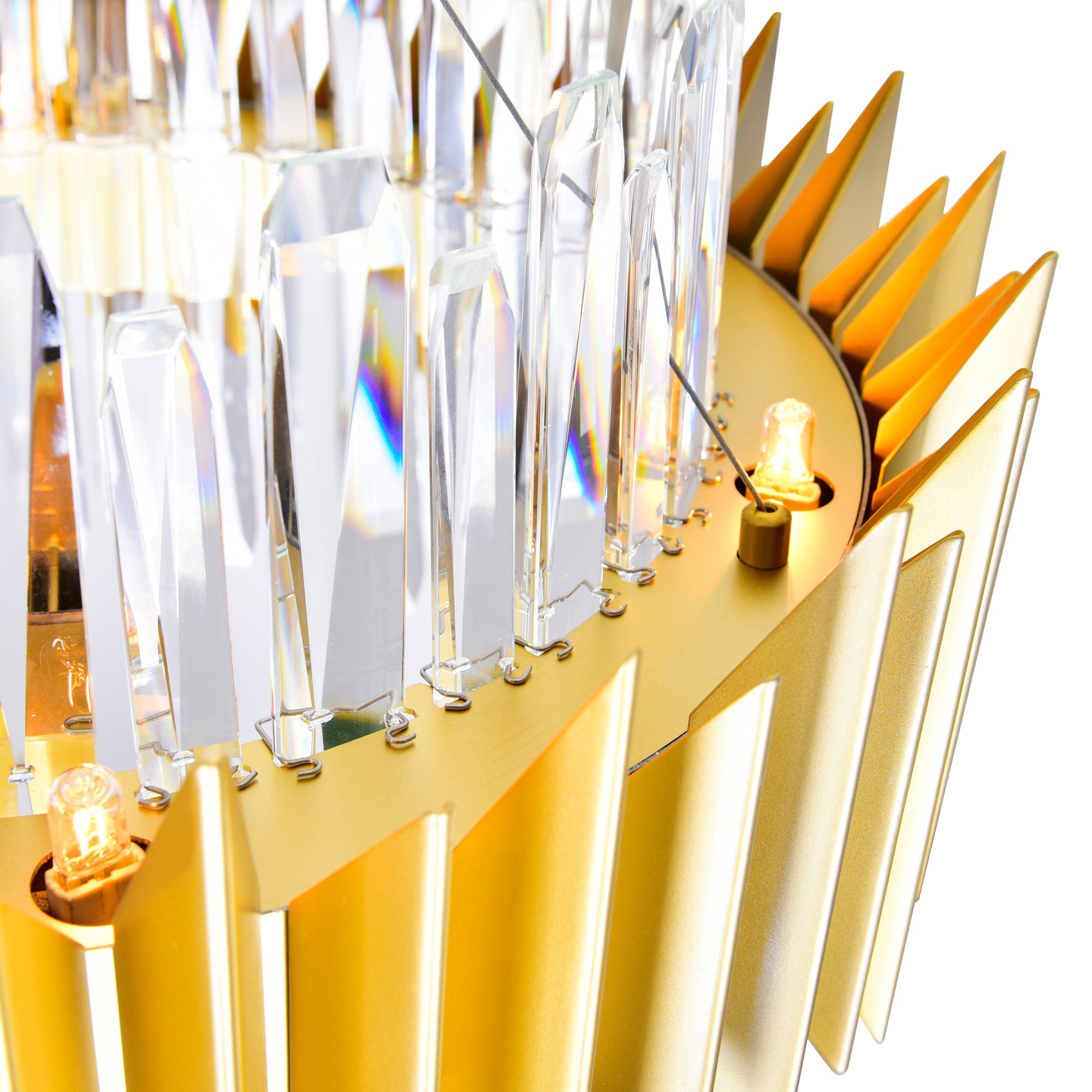 Cityscape Chandeliers 18 Light Satin Gold