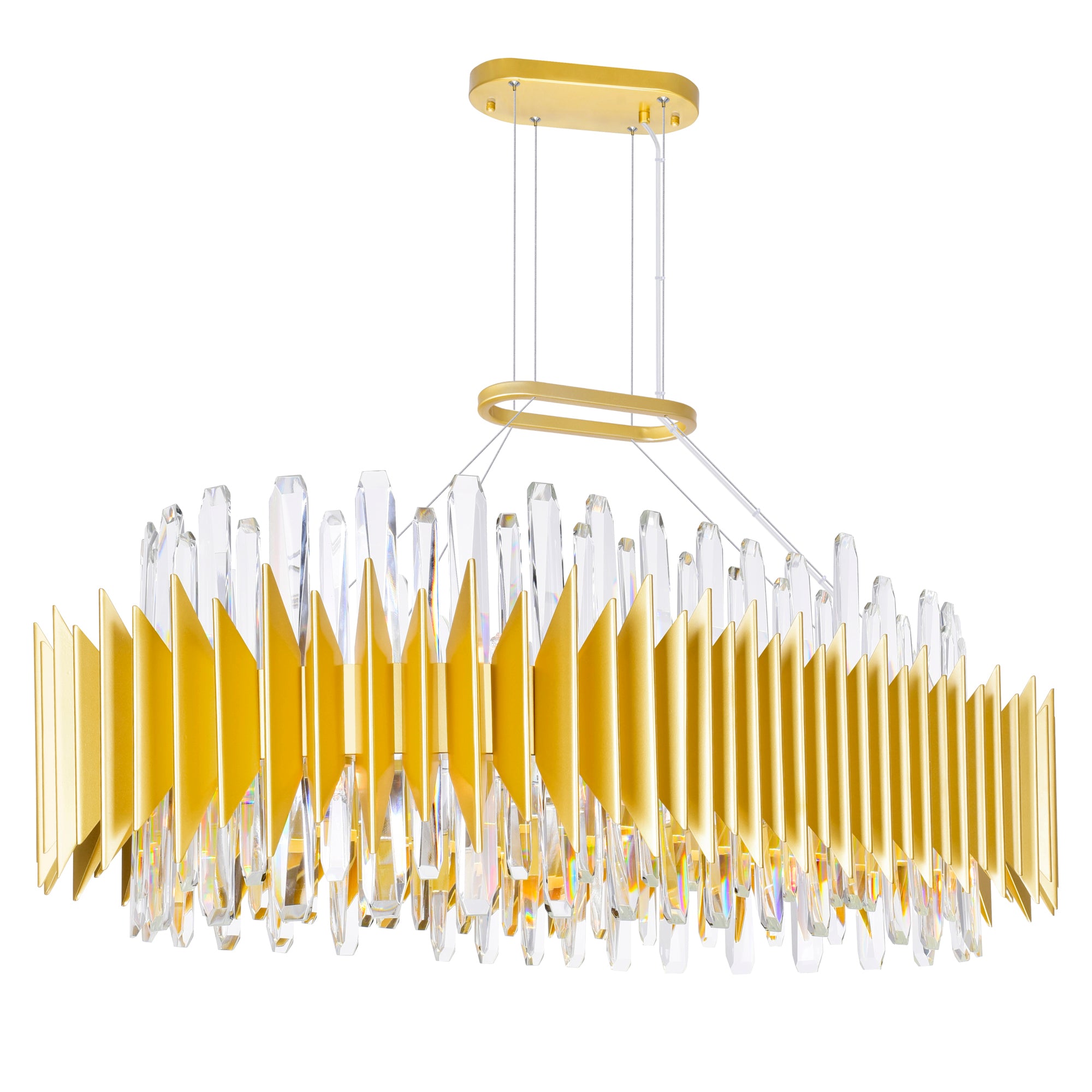 Cityscape Chandeliers 20 Light Satin Gold