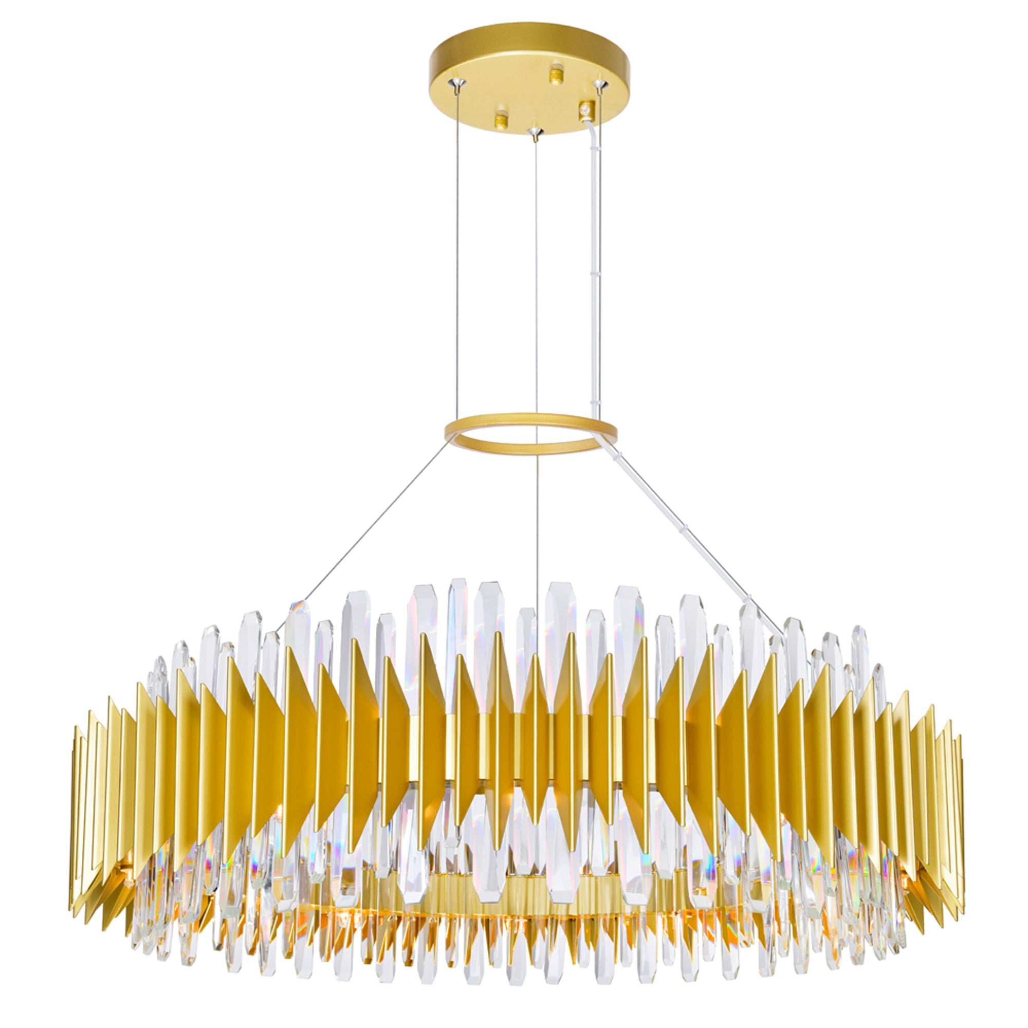 Cityscape Chandeliers 24 Light Satin Gold