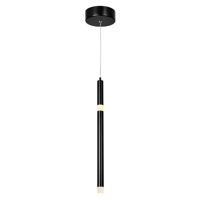 Flute Pendants Black Metal LED 5.5 Watts